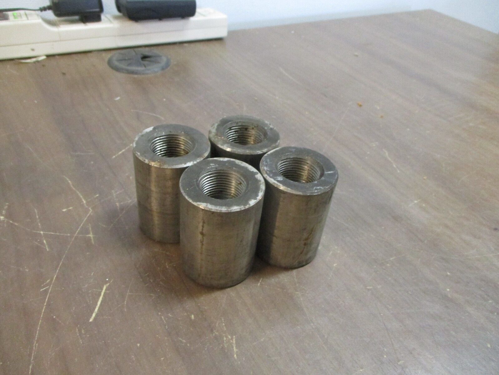 Misc. Brand Threaded Reducer Stainless Steel Size: 1" x 3/4" *Lot of 4* Used