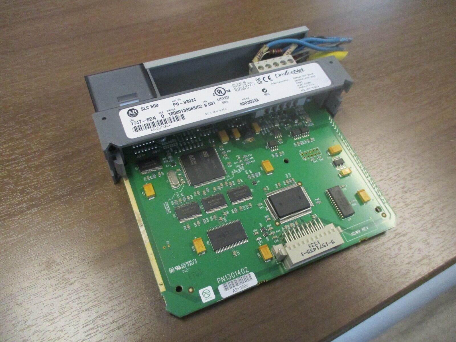 Allen-Bradley SLC 500 DeviceNet Scanner Module 1747-SDN Ser. D FRN. 9.001 Used
