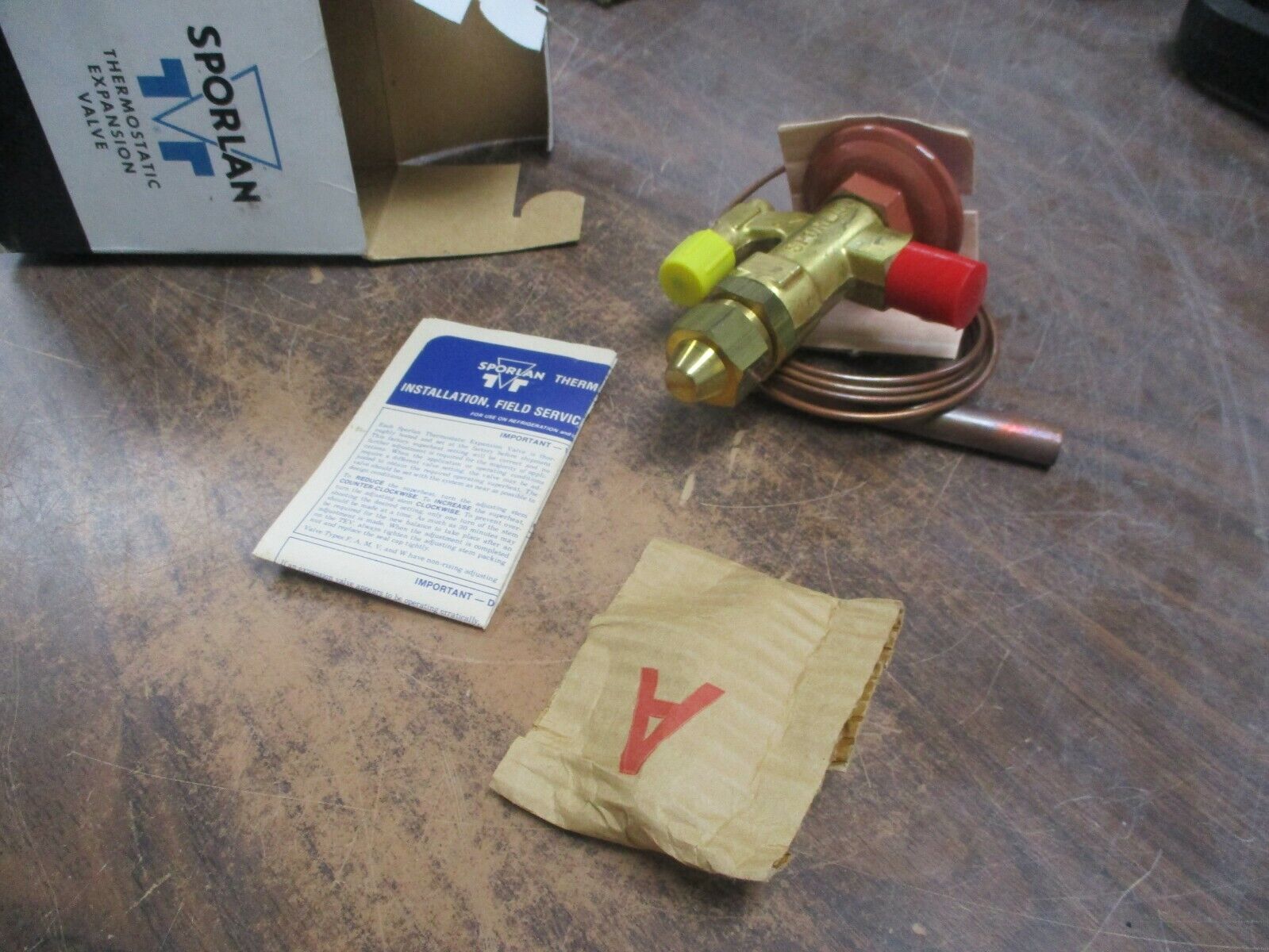 Sporlan Thermostatic Expansion Valve GR 1 Z Inlet: 3/8" Flare Outlet: 1/2" Flare