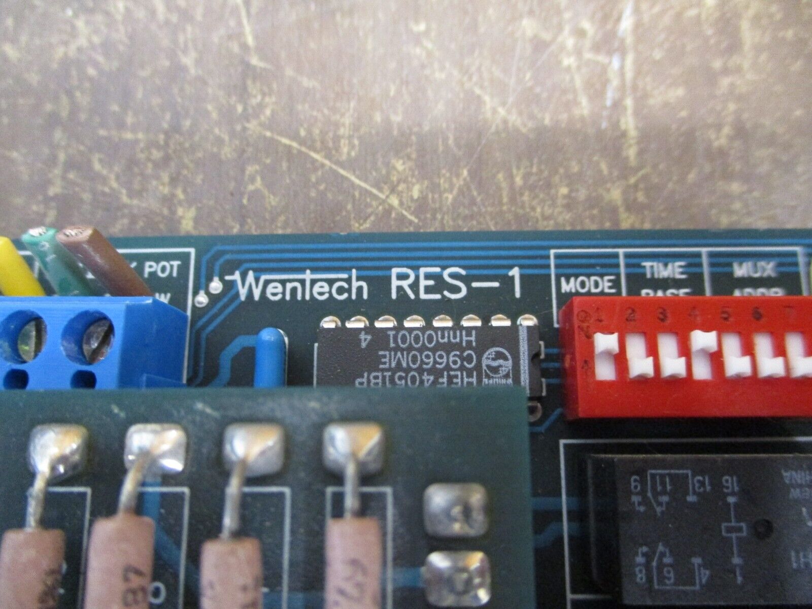 Wentech Control Board RES-1 Rev. 1.1 Used