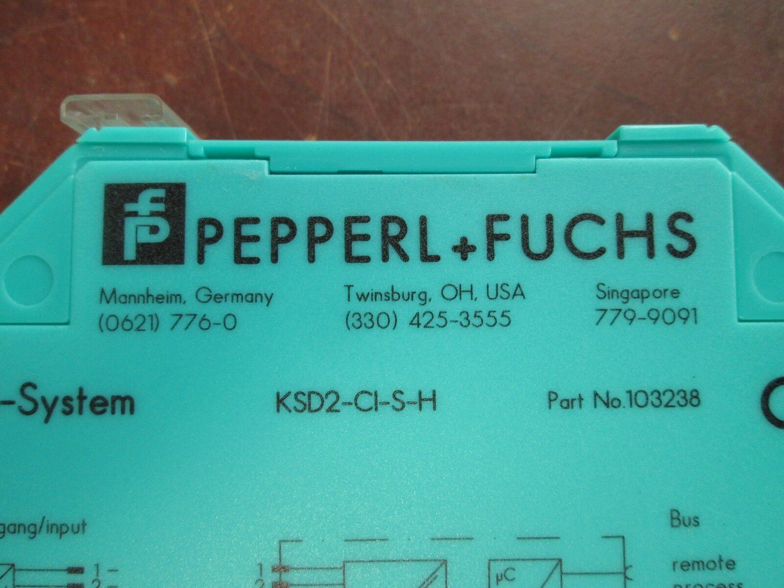 PepperL+Fuchs Analog Input 103238 KSD2-CI-S-H Used