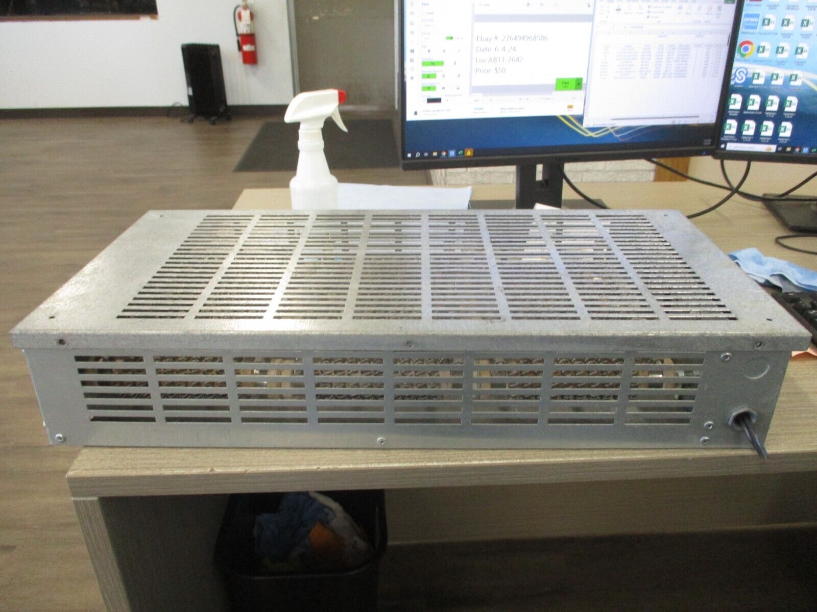 Hubbell Powerohm Braking Resistor PF32R4K80 4800W 32.0 Ohms *No Cover Screws*