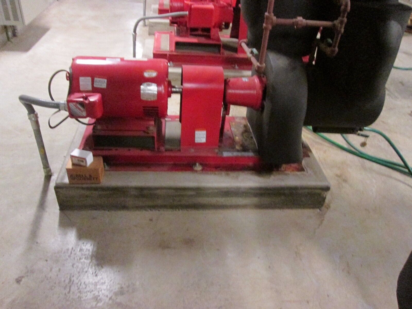 Bell & Gossett Motor & Pump 4E 10.375 BF, 20HP, 380GPM Head 100FT Used