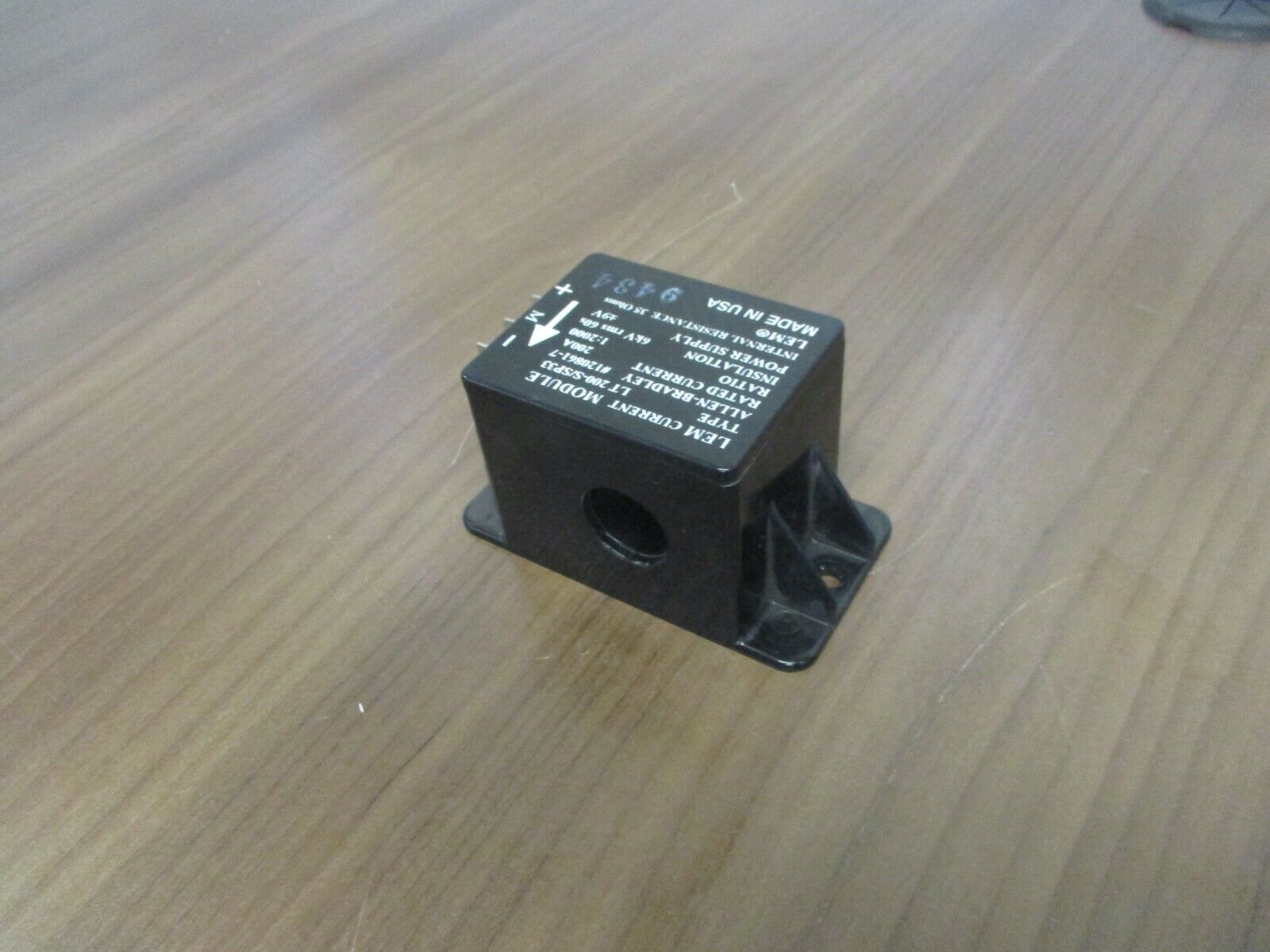 LEM Current Module LT 200-S/SP33 Ratio 1:2000 9V 35ohms Used