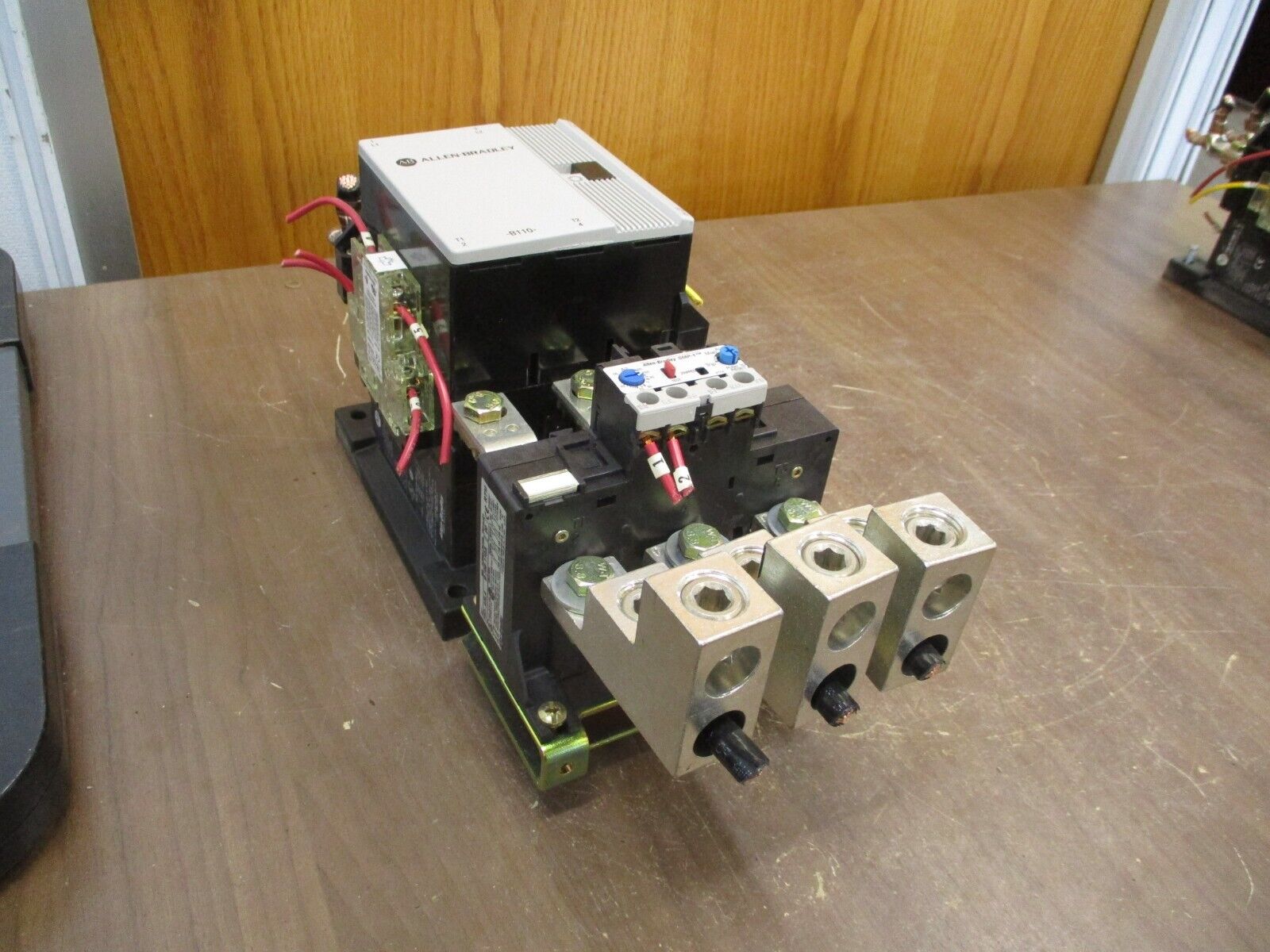 Allen-Bradley Starter 100-B110N*3 / 193-A5L4 120V Coil Trip: 66-110A 600V Used