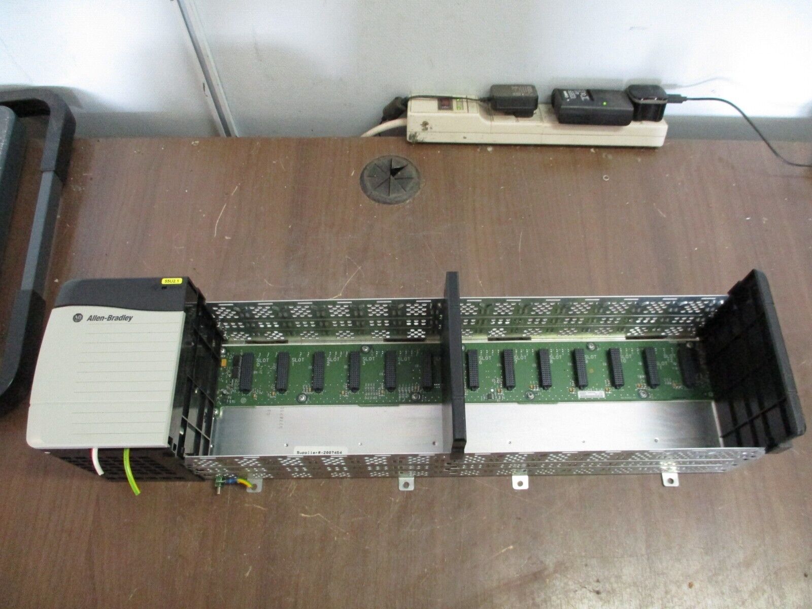 Allen-Bradley 13-Slot Chassis w/ Power Supply 1756-A13B / 1756-PA72C Used