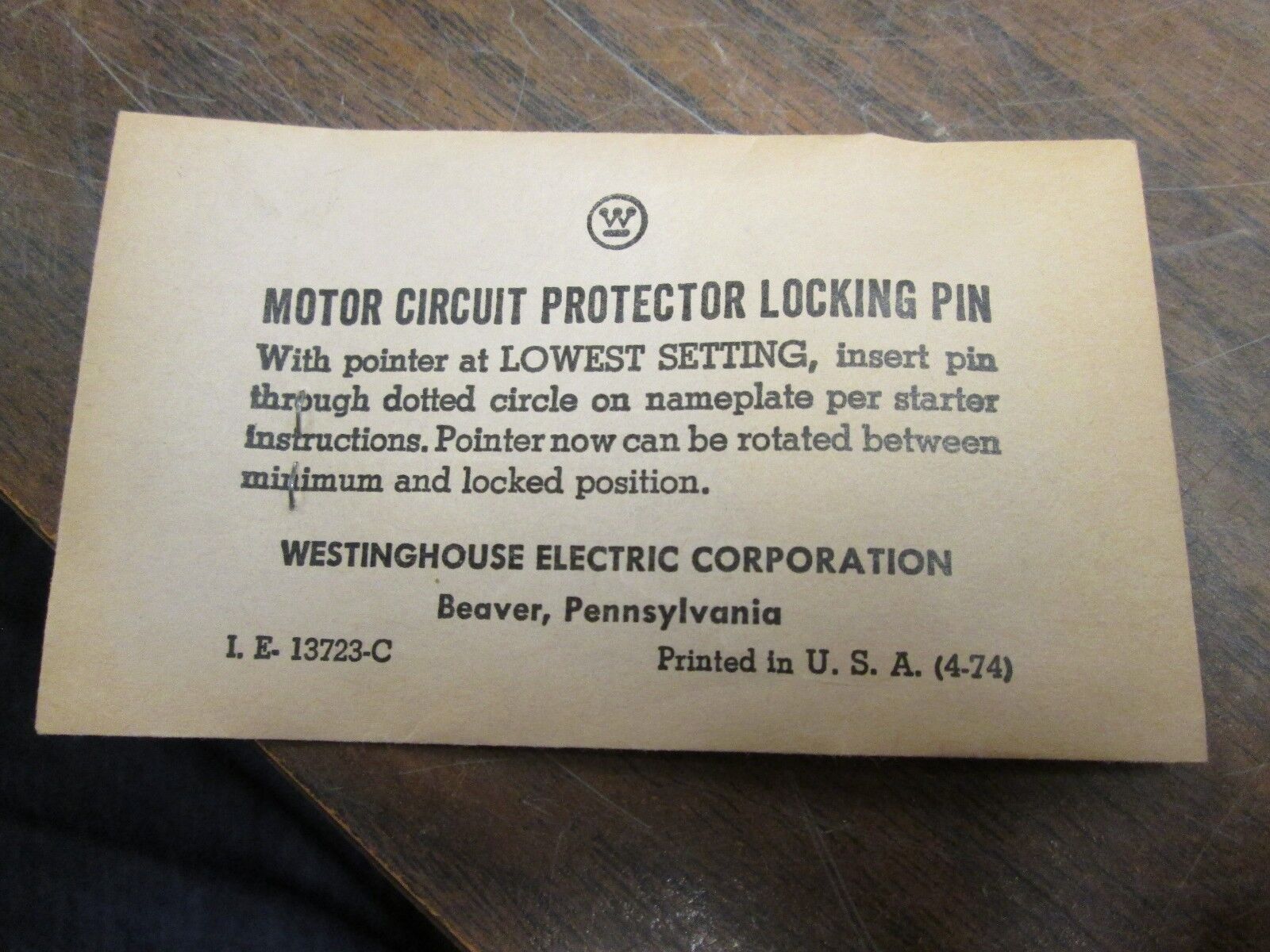 Westinghouse Circuit Breaker MCP0322R 100A 600V 3P New Surplus