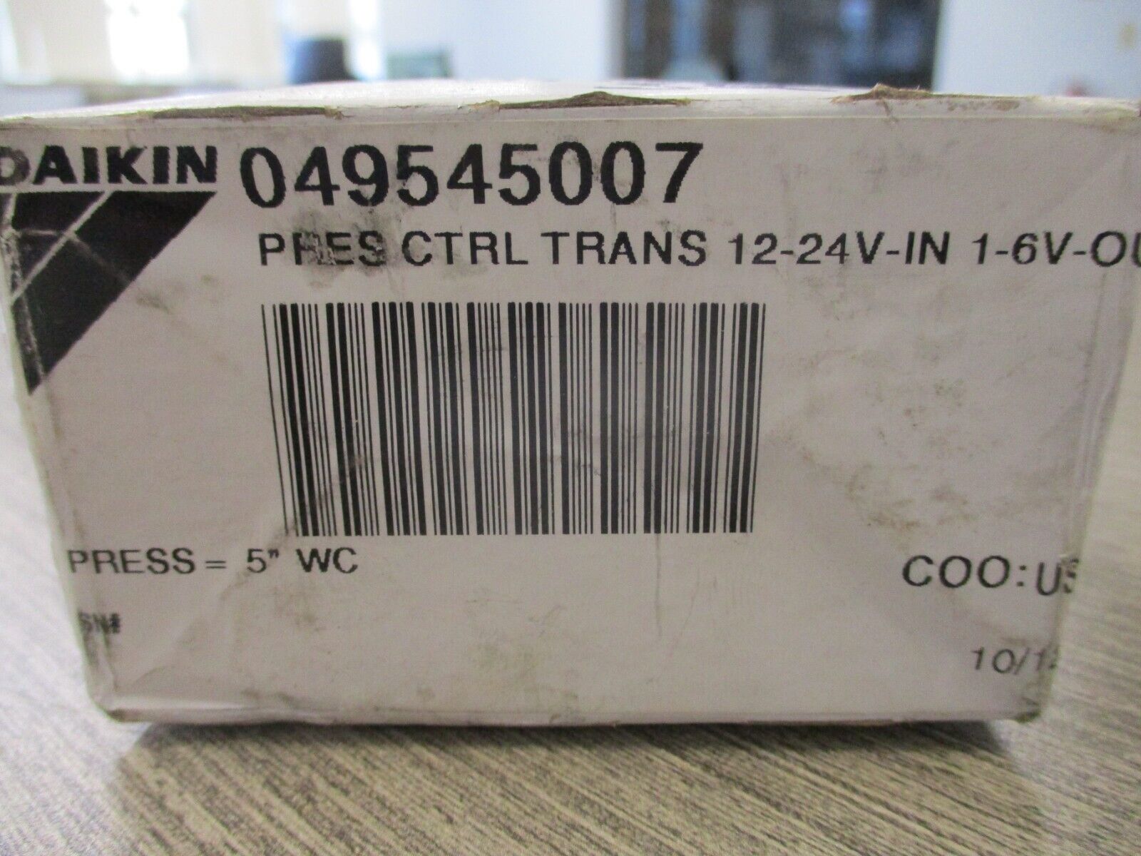 Ashcroft Static Pressure Sensor 049545007 Supply : 24 V AC/DC *New Surplus*