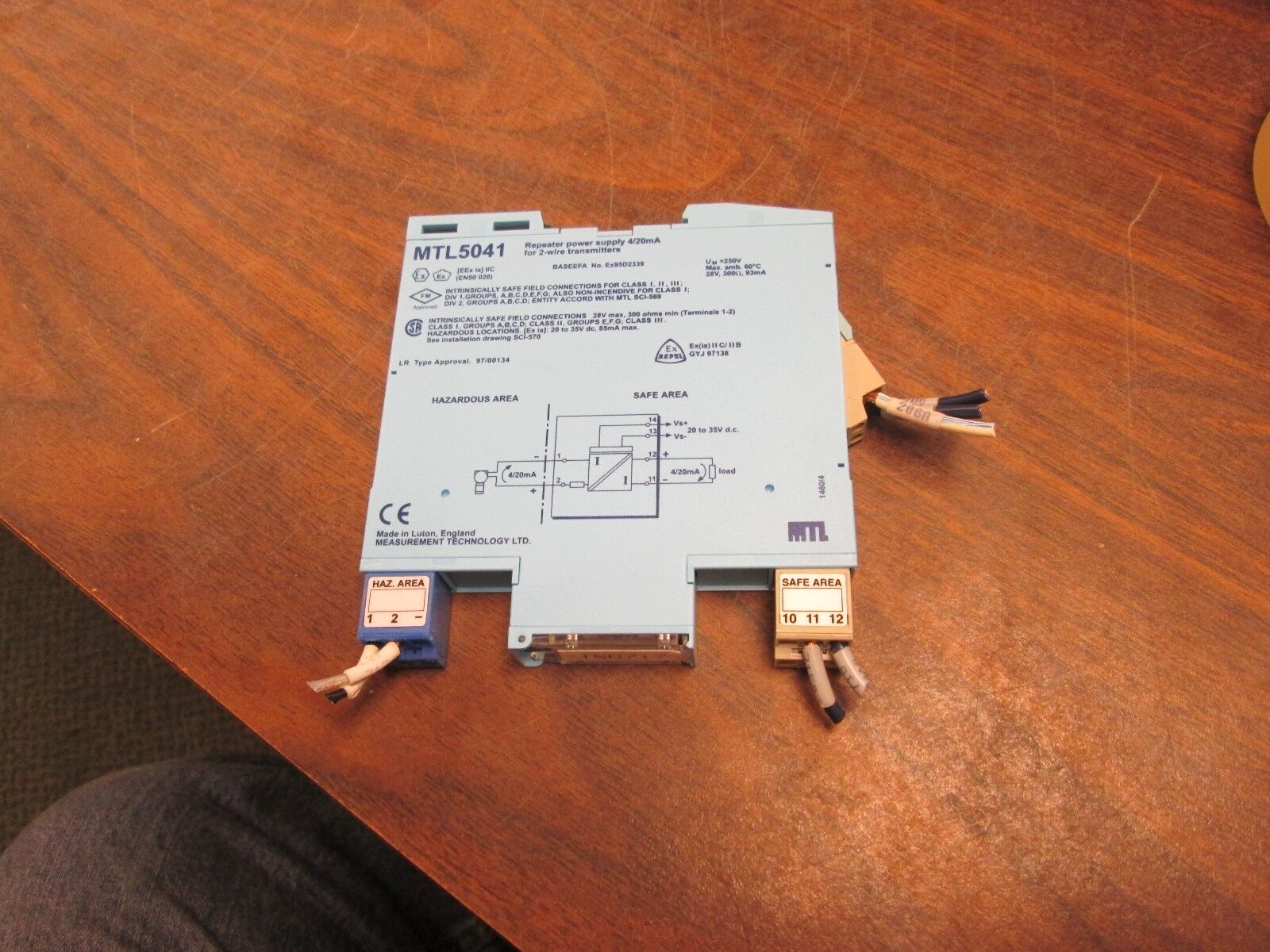 MTI Intrinsically Safe Galvanic Isolator MTL5041 28V 300 0hm 93mA