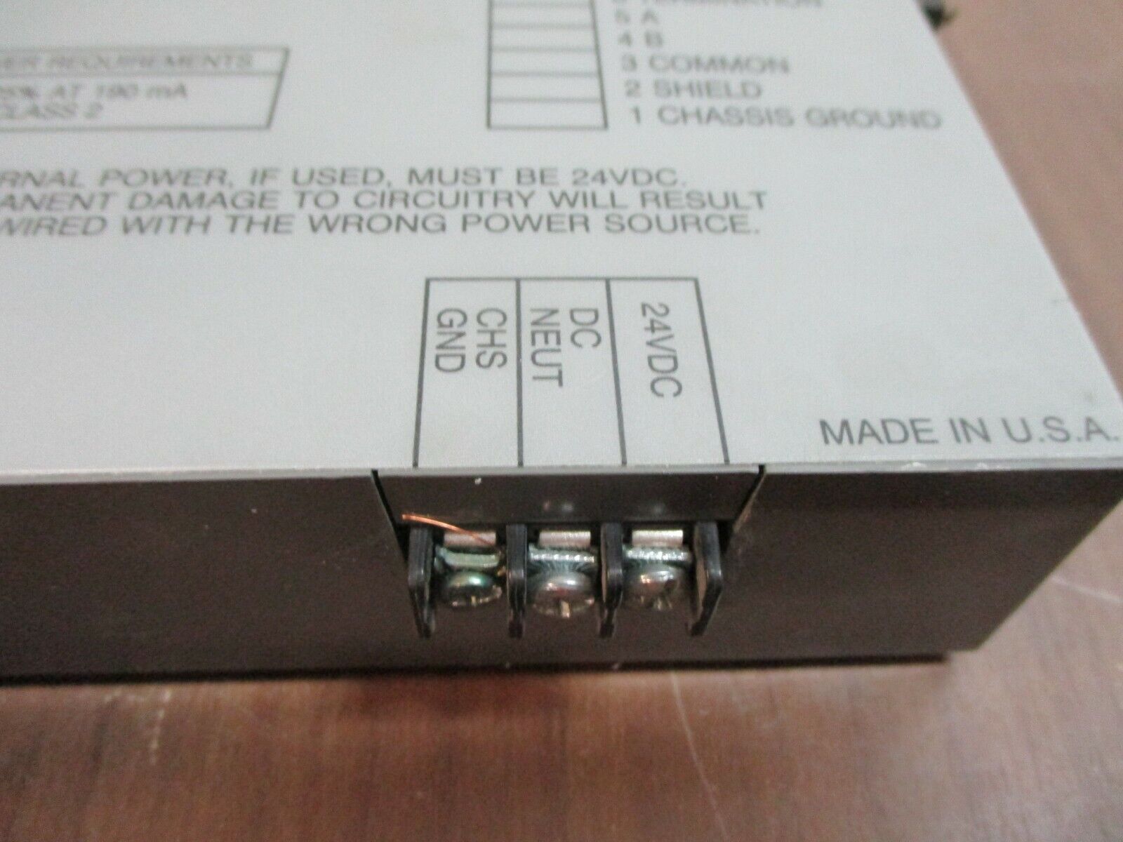 Allen-Bradley SLC 500 DH-485 Link Coupler 1747-AIC Ser. A 24VDC 190mA Used