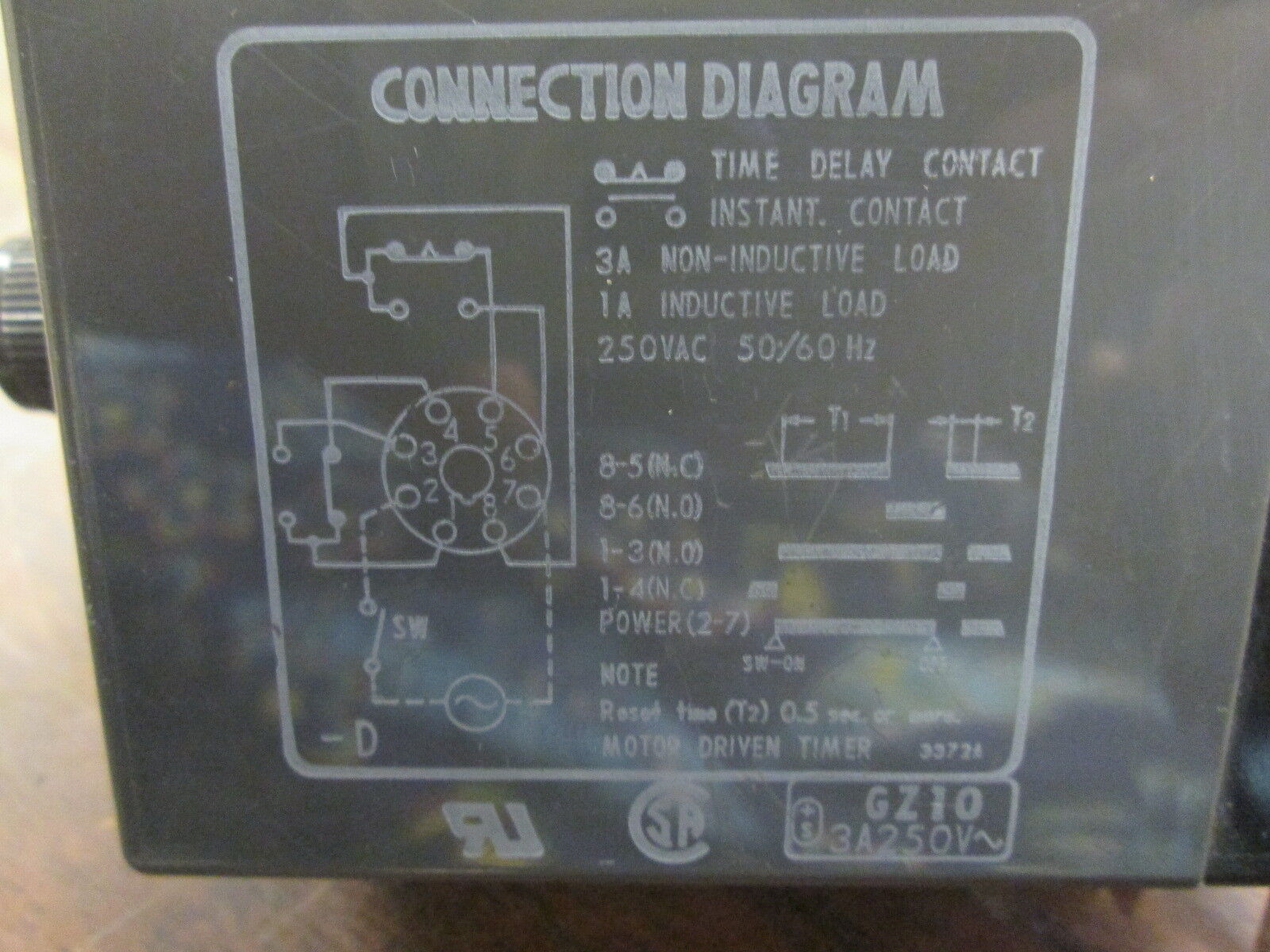 Omron Timer STP-MND-AC-UA 120V 60Hz Range: 0-60sec Used