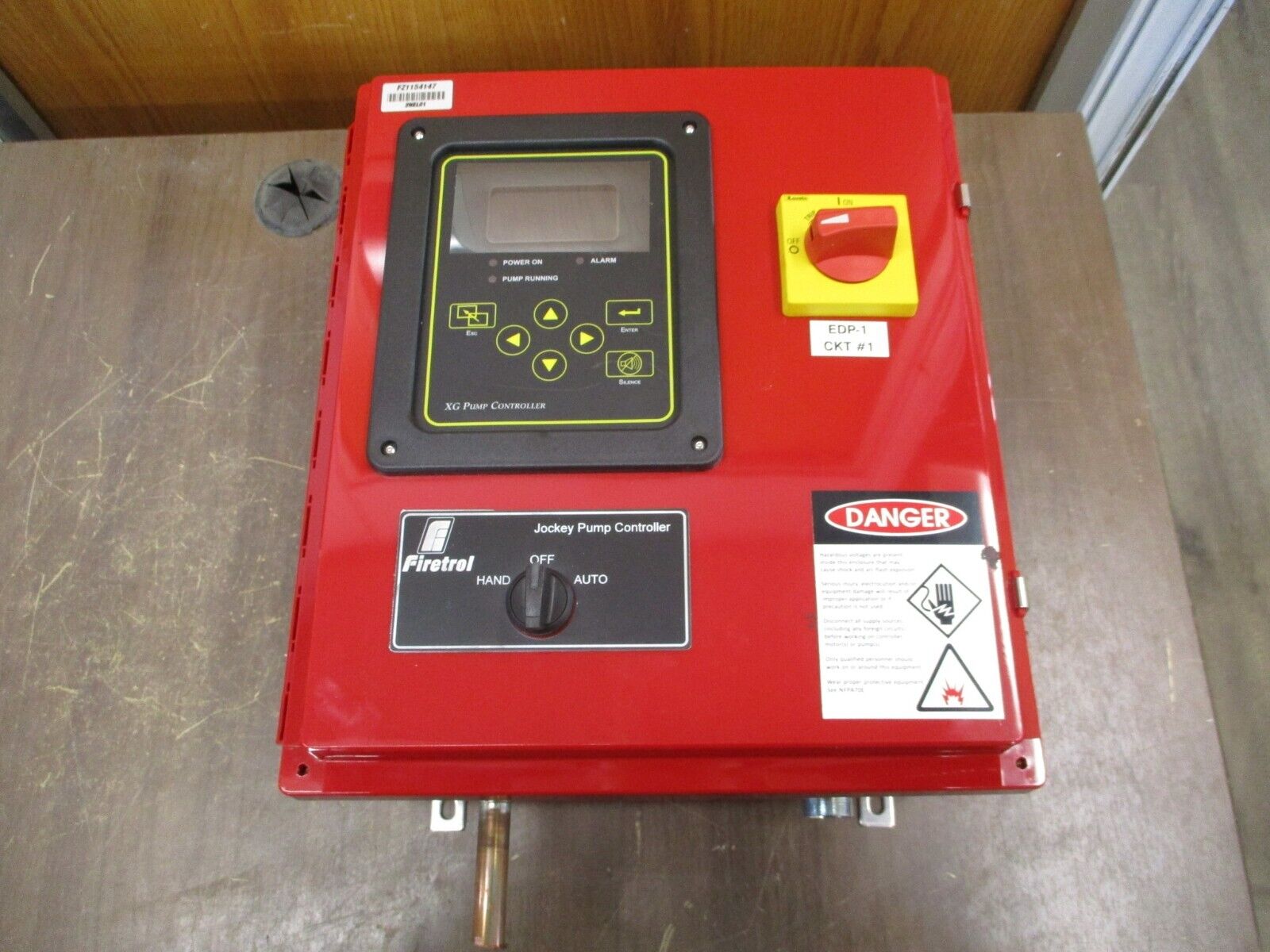 Firetrol Jockey Pump Controller FTA550F-AG003B 3HP 440-480V 3Ph 50-60Hz Used