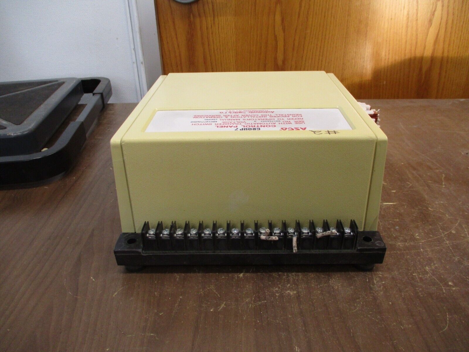 Asco Group 7 Control Panel JS459666-005 480Y/277V 60Hz Used