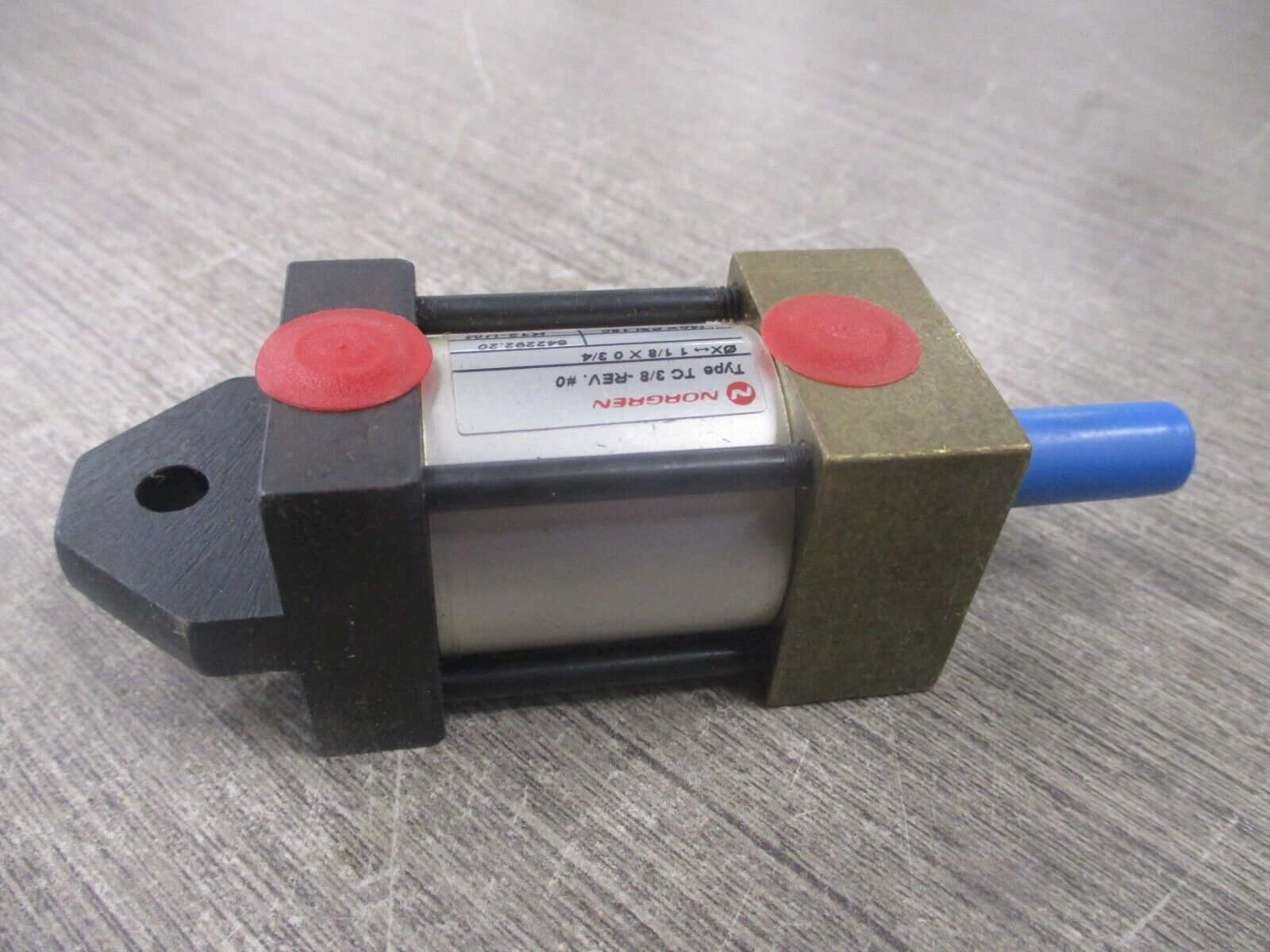 Norgren Pneumatic Cylinder TC 3/8 Rev. #0 150 PSI *No Box* New Surplus