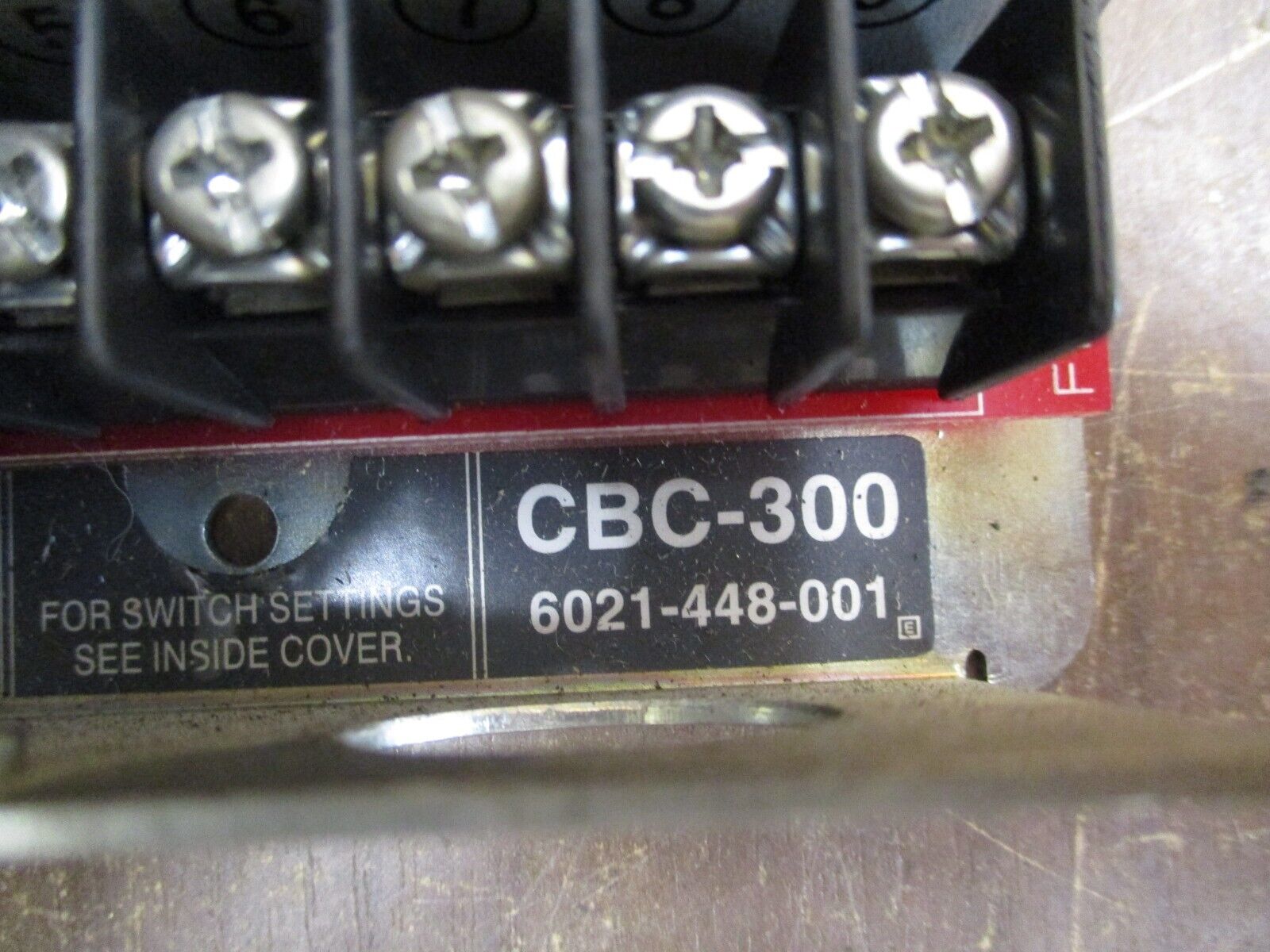 Warner Electric CBC-300 Clutch/Brake Control 6021-448-001 *Missing Cover*