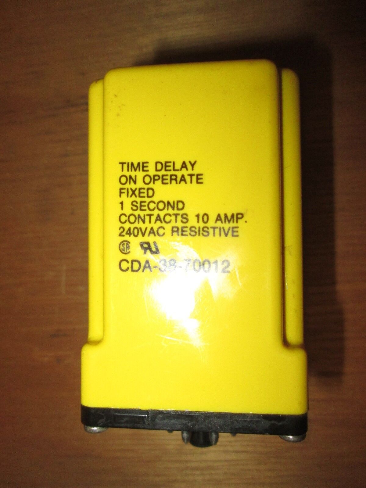 Potter & Brumfield Time Delay Relay CDA-38-70012 fixed 1 sec Used