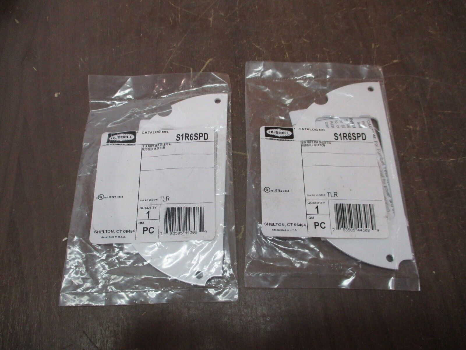 Hubbell iStation Left Front Plate S1R6SPD *Lot of 2* New Surplus