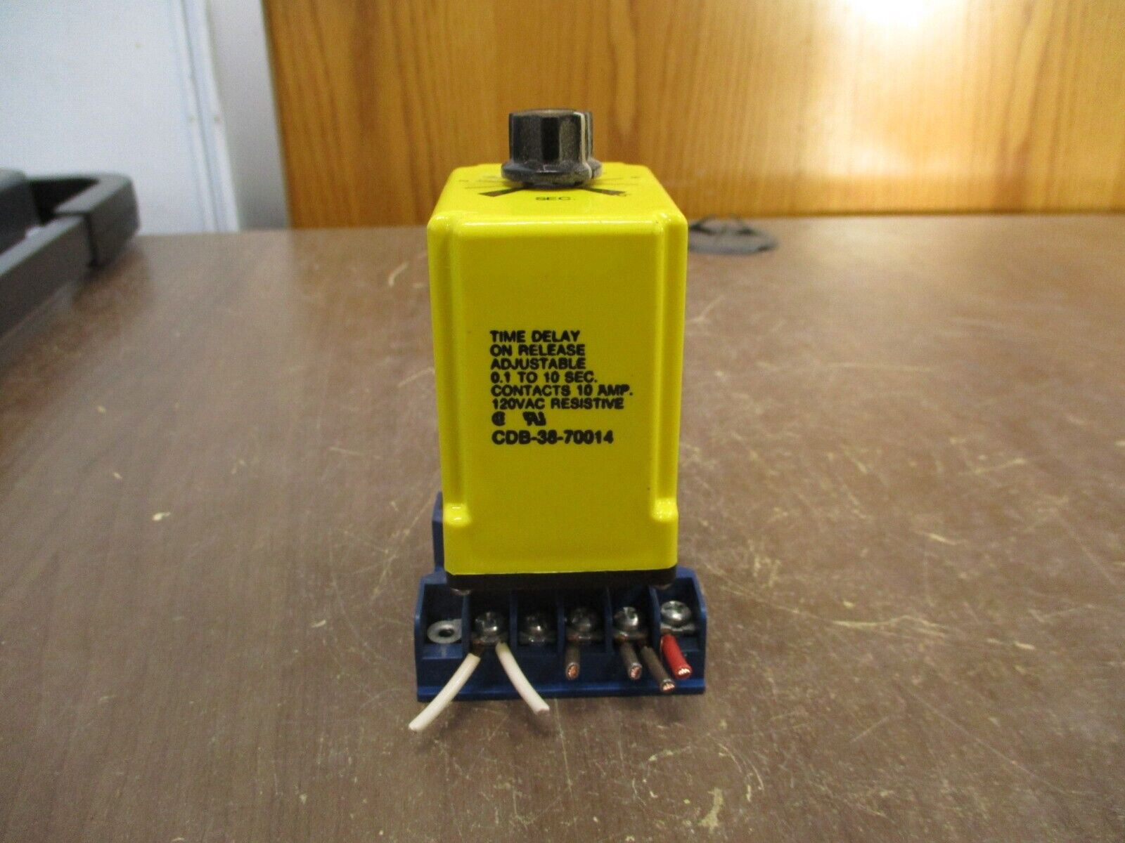 Potter & Brumfield Time Delay Relay CDB-38-70014 Range: 0.1-10sec  w/ Base Used