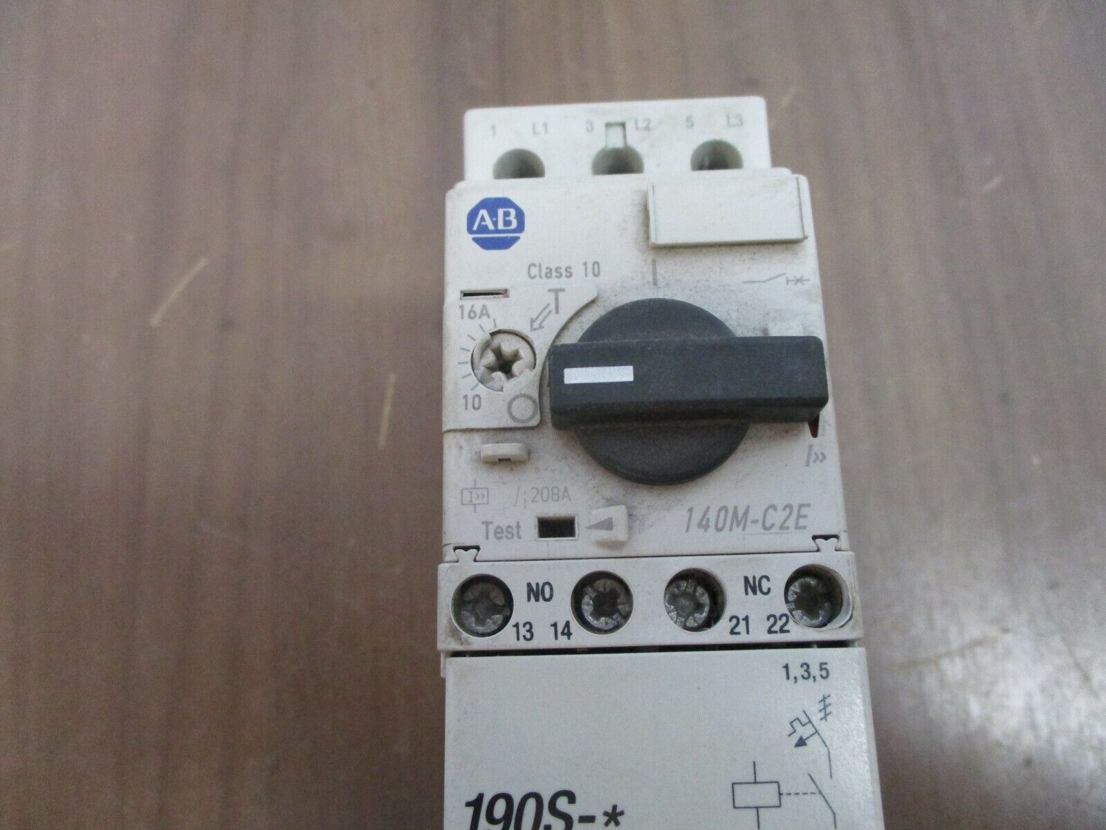 Allen-Bradley Compact Starter 190S-BND2-CC16C 120V Coil 25A 600V Trip: 10-16A