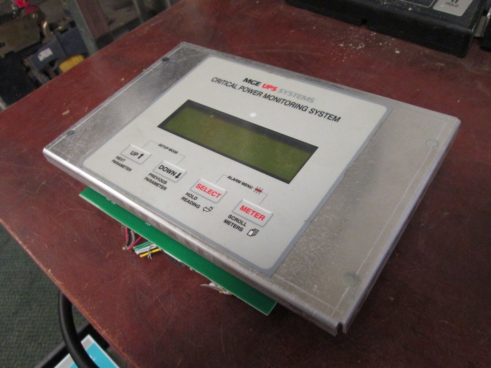 MGE UPS Systems Critical Power Monitoring Front Panel Z500223-00 Used