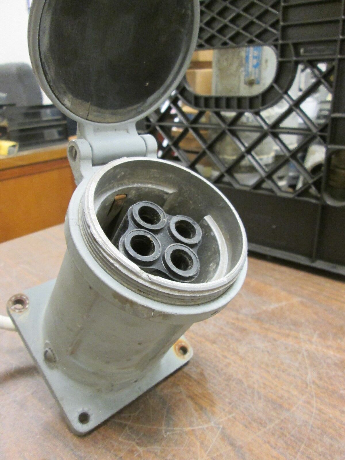 Russellstoll Receptacle 60A 600V 4W Used