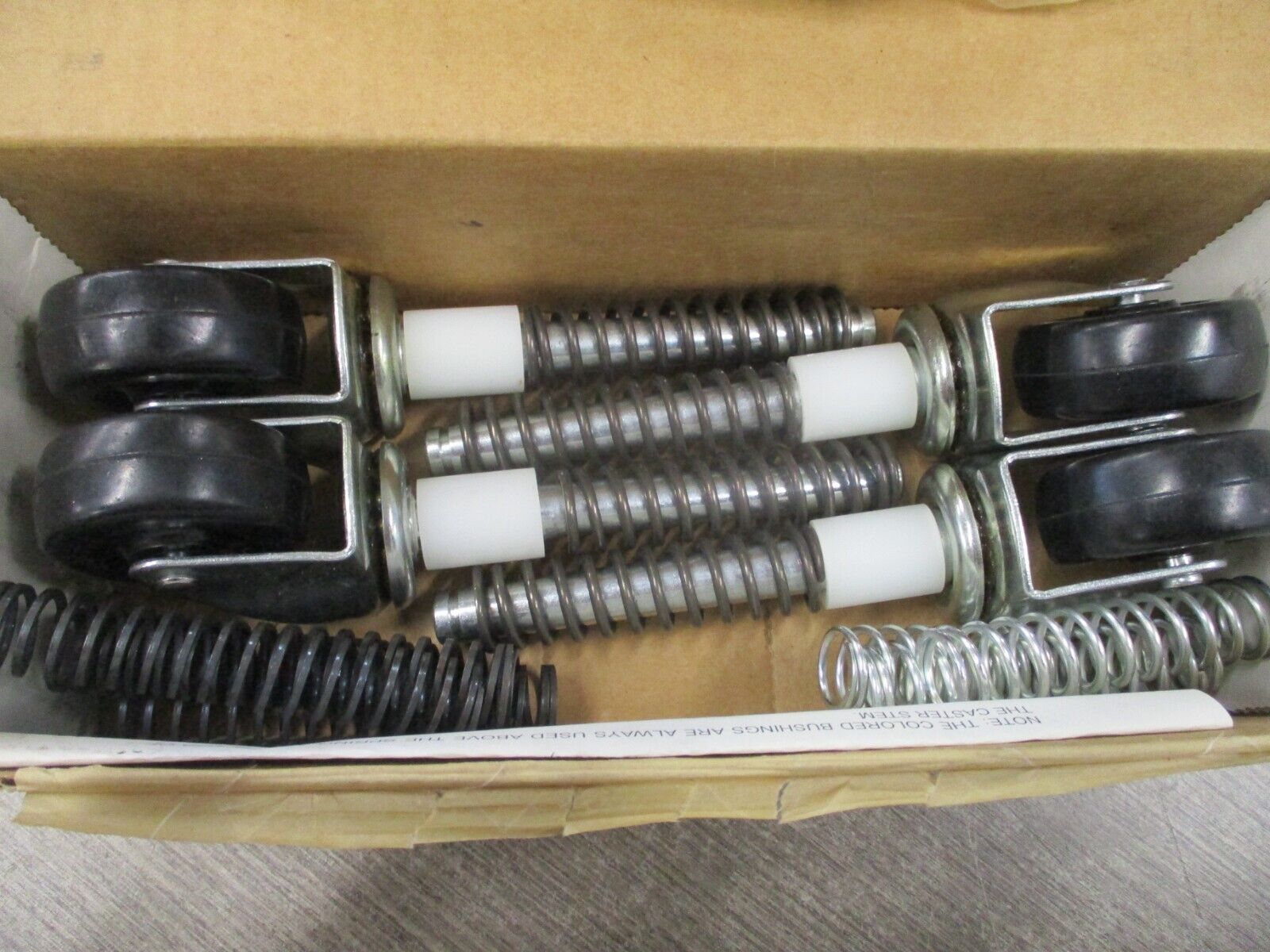 Uline Replacement Ladder Casters H-969-CAST *Set of 4* New Surplus