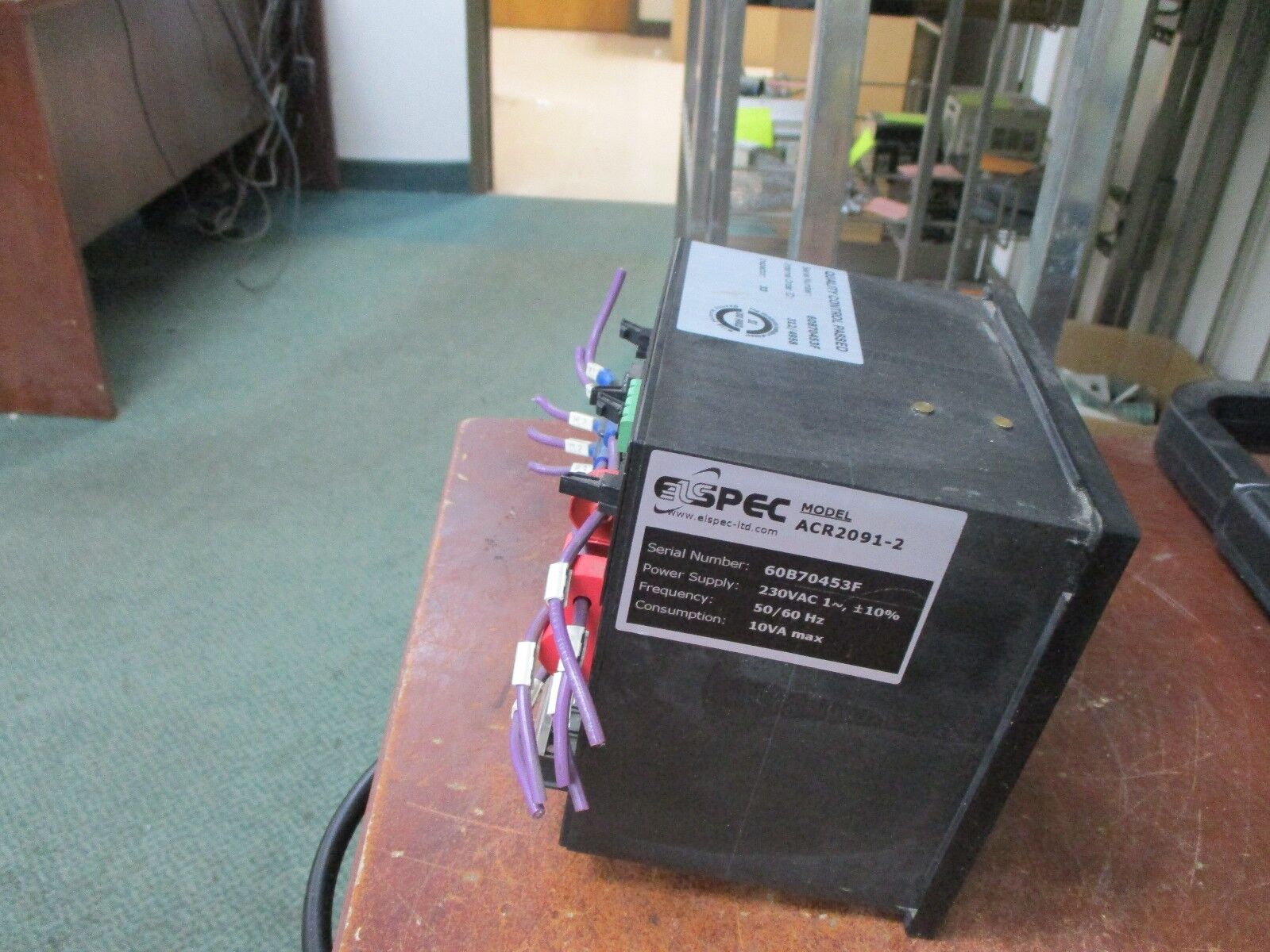Elspec Activar Power Quality Monitor  ACR2091-2 230V 1ph 50/60Hz 10VA Used