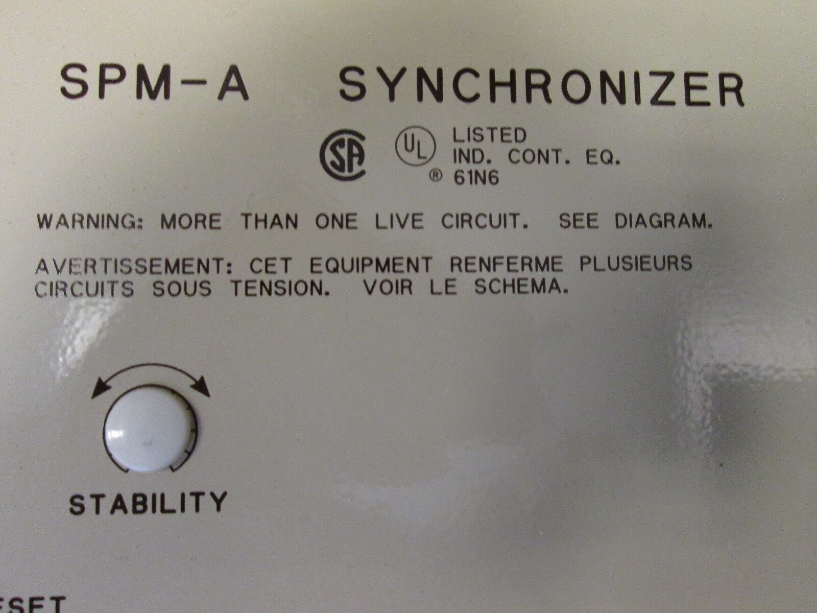Woodward SPM-A Synchronizer 9905-002 N Used