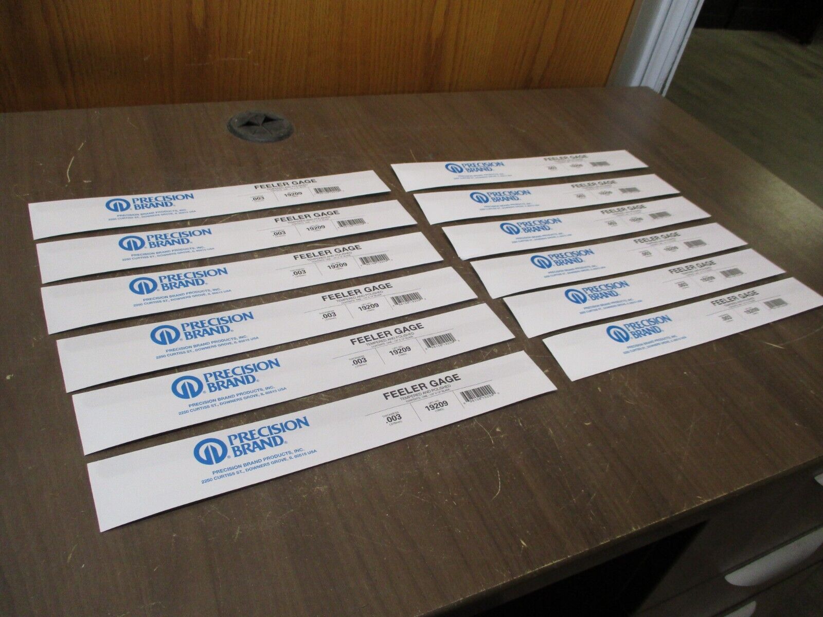 Precision Brand Feeler Gage 19210 Thickness: 0.003" *Box of 12* New Surplus