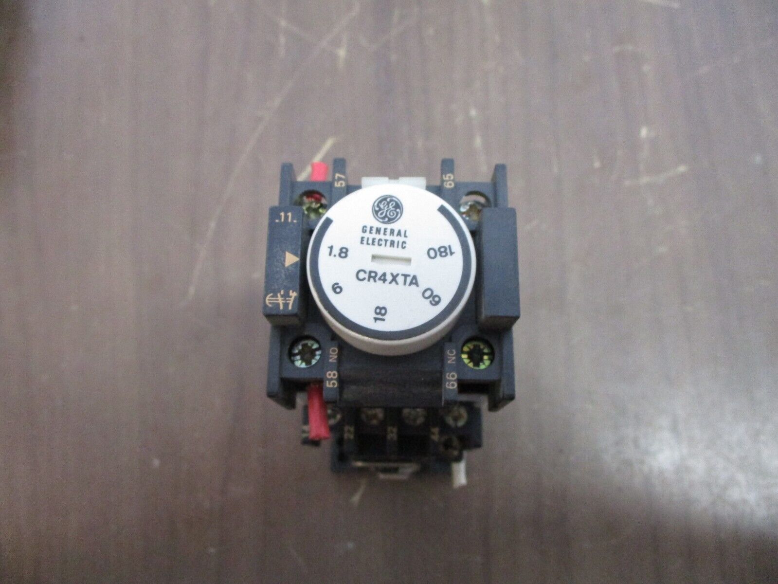 GE Pneumatic Timer CR4XTA / CR4RA 120V Coil Used
