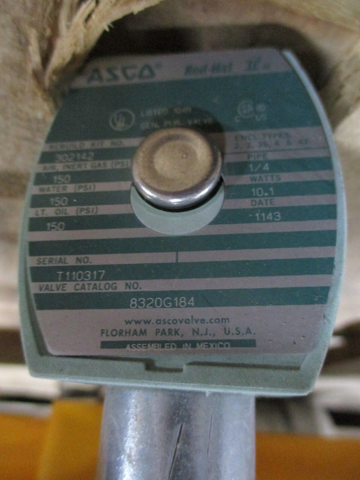 Hytork 681 Actuated Valve w/ Positioner EIA-XL0681-S80-A00 116PSI Used