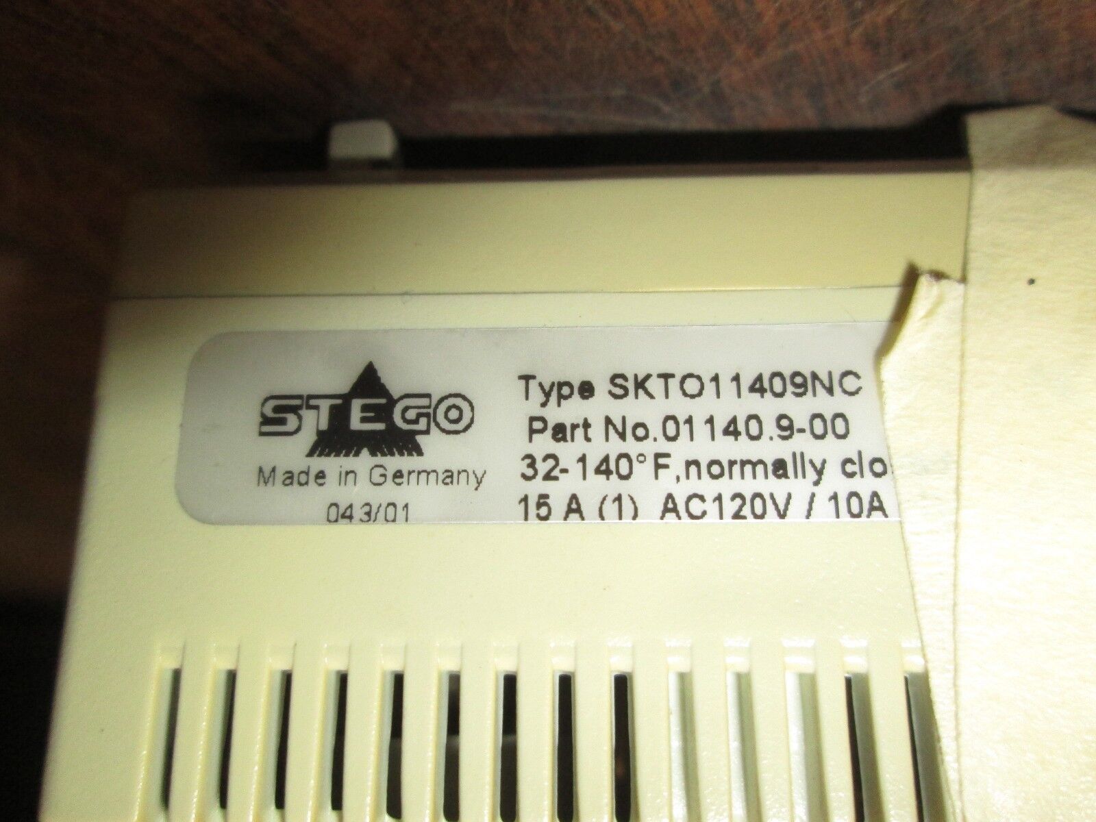 Stego Thermostat Controller SKTO11409NC 01140.9-00 32-140°F lot of 2 used