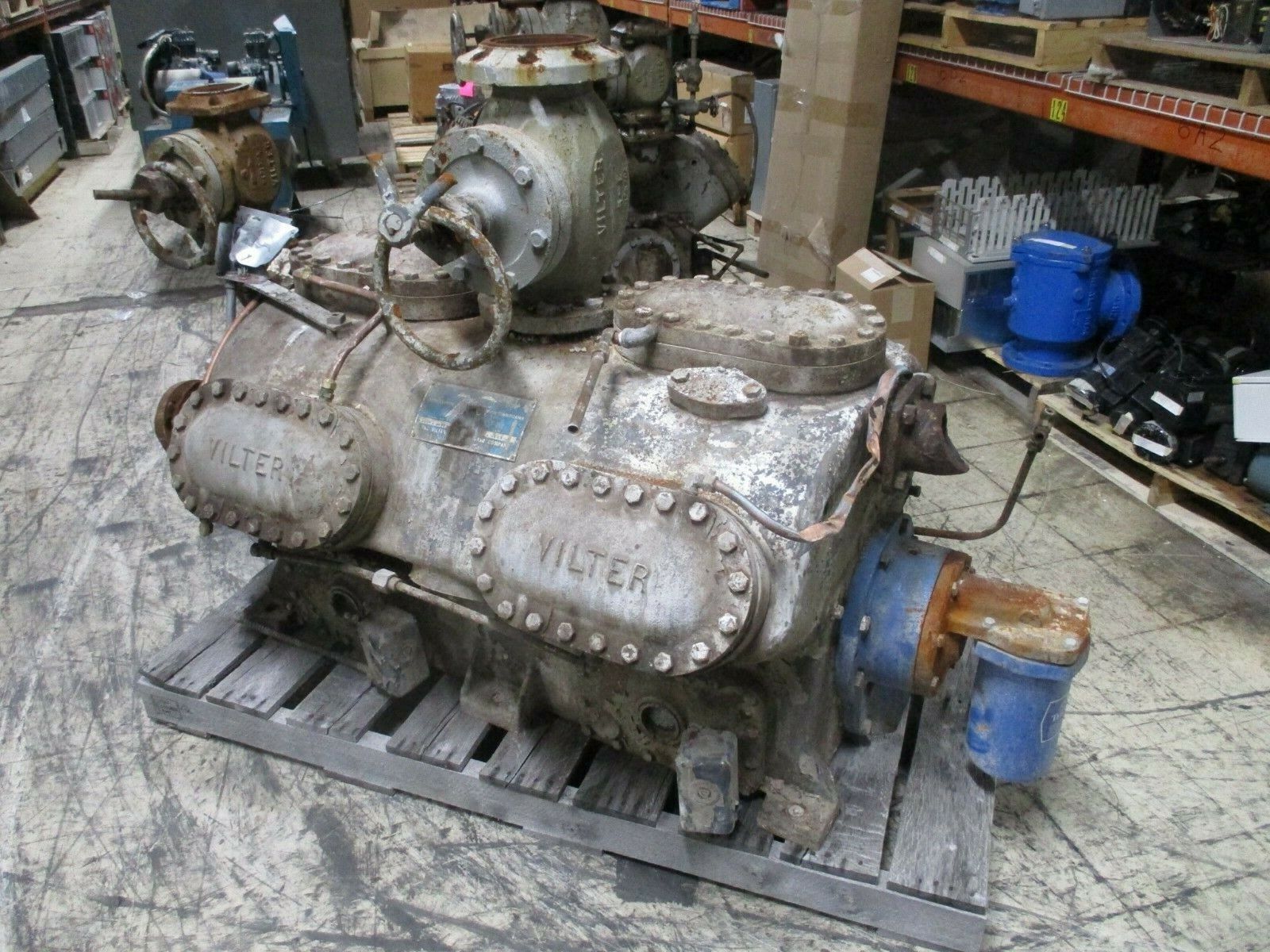 Vilter Reciprocating Ammonia Compressor Size: 4412 Not Working / For Parts