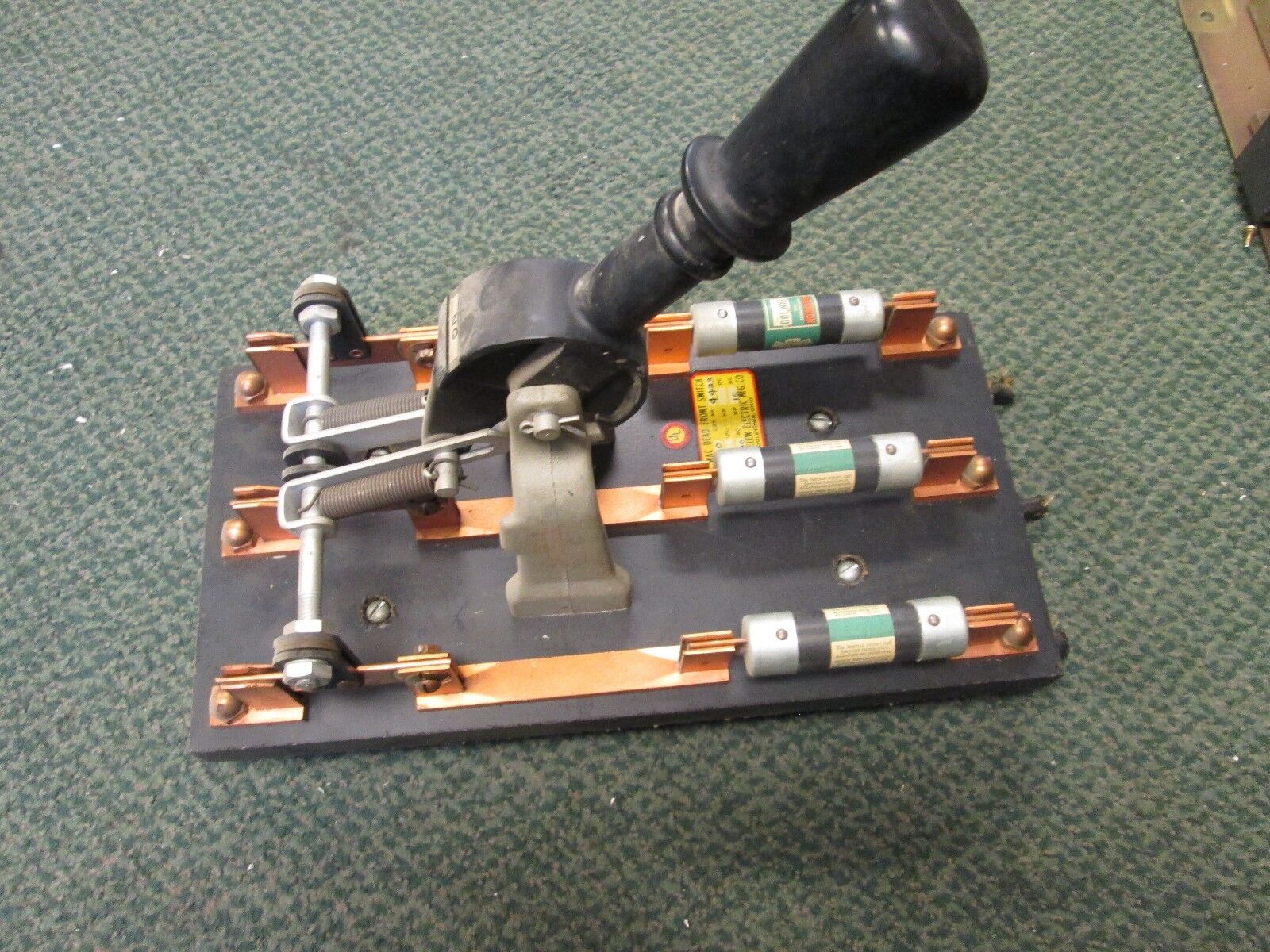 Barkelew Type WAC Dead Front Switch 4433 100A 600V w/100A Fuses *Fuses May Vary*