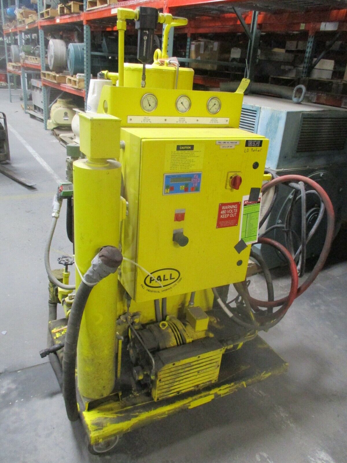 Pall 300 Series Oil Purifier HVP-333-4213-LOP-001 Used