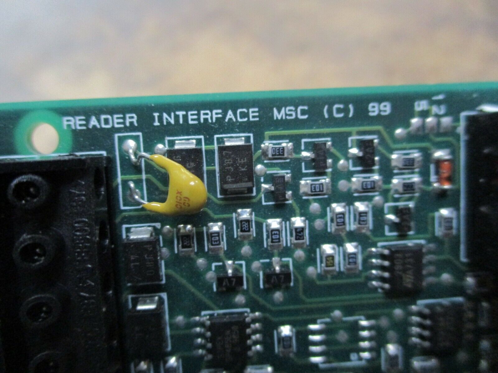 MSC Reader Interface Card 10224-001-F Rev. C Used