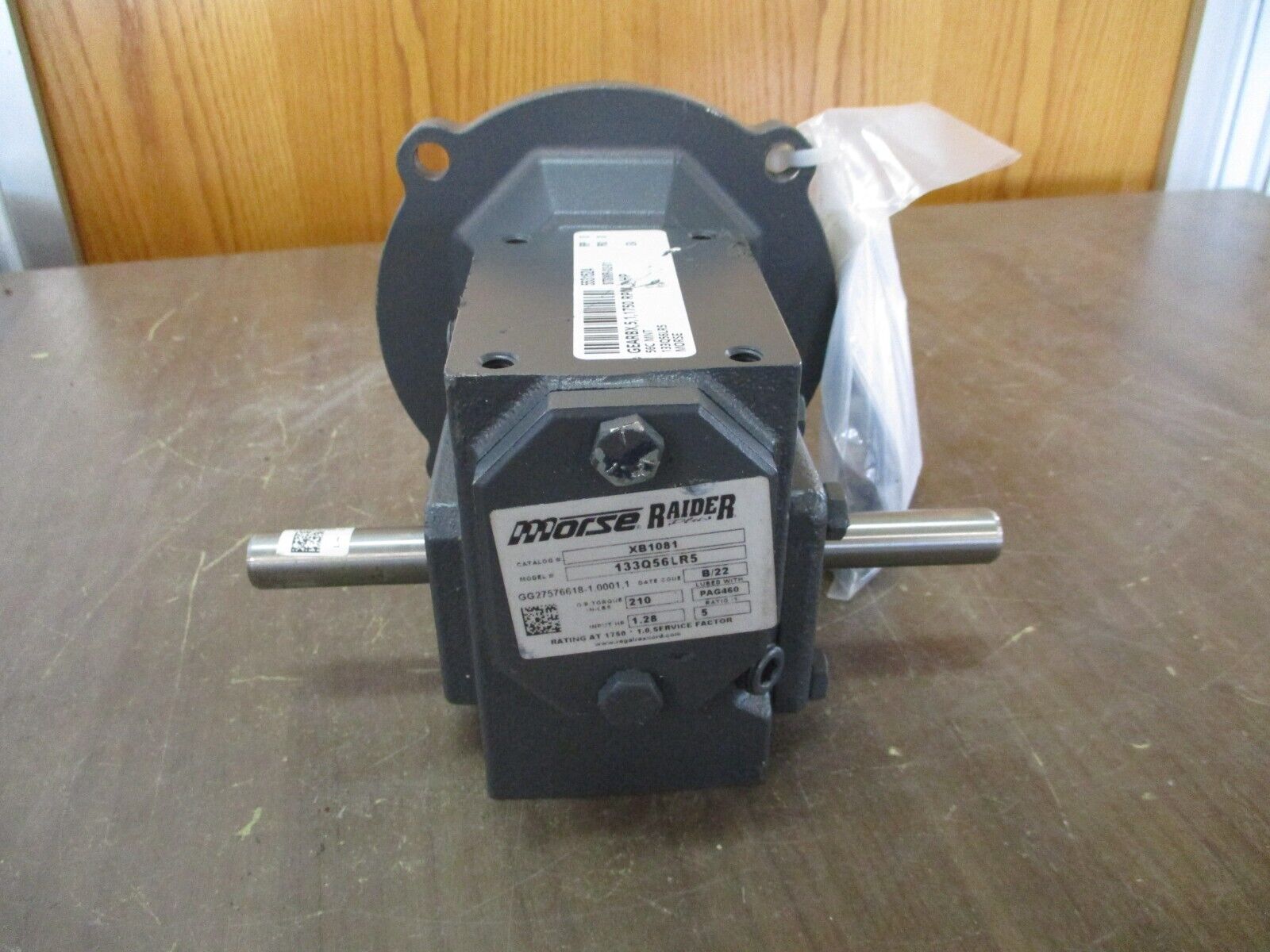 Morse Raider Plus Reducer XB1081 Model #: 133Q56LR5 Ratio 5:1 1.28HP *No Box*