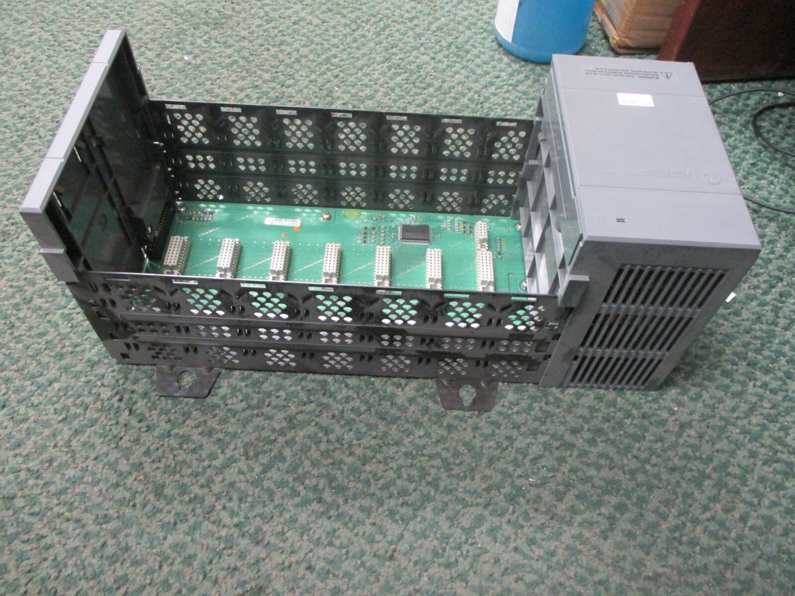 Allen-Bradley SLC500 7-Slot Rack w/Power Supply 1746-A7/1746-P3 Used