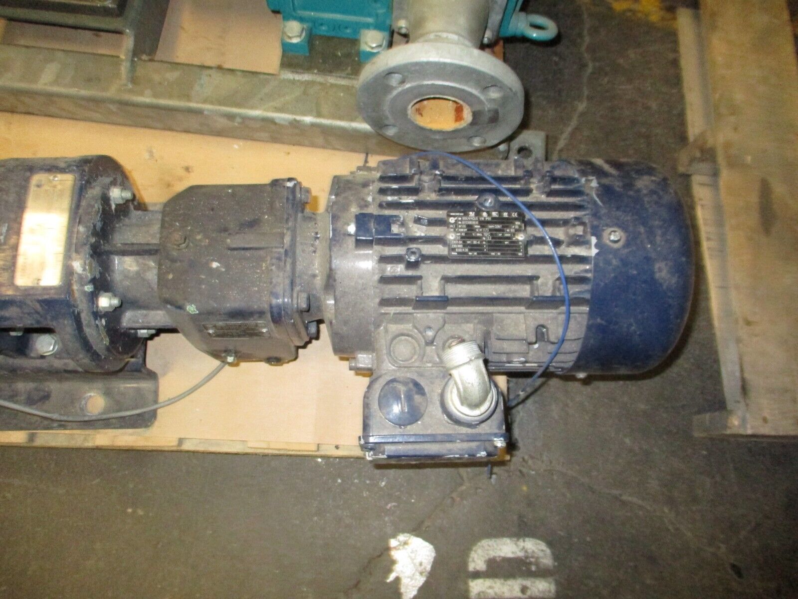 Seepex Progressive Cavity Pump BN 5-6L 3HP 576RPM 230/460V Used