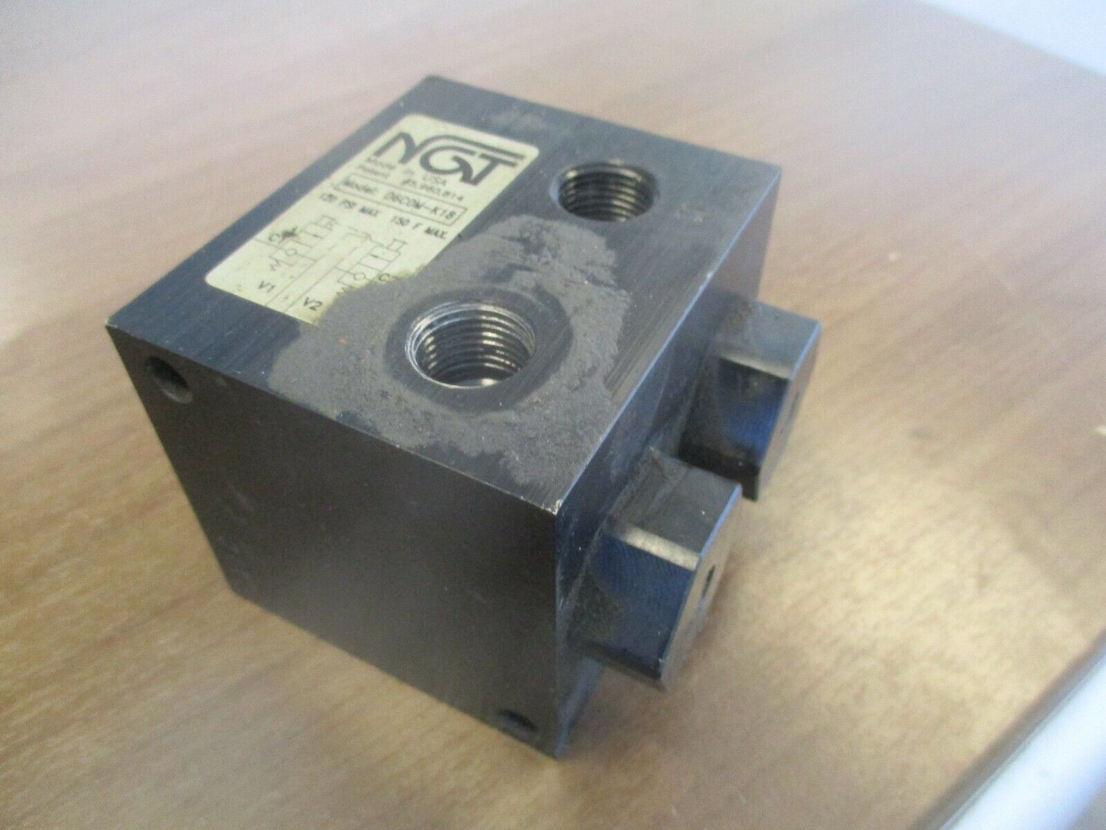 NGT Dual Check Valve D6COM-K18 120PSI 150°F Used