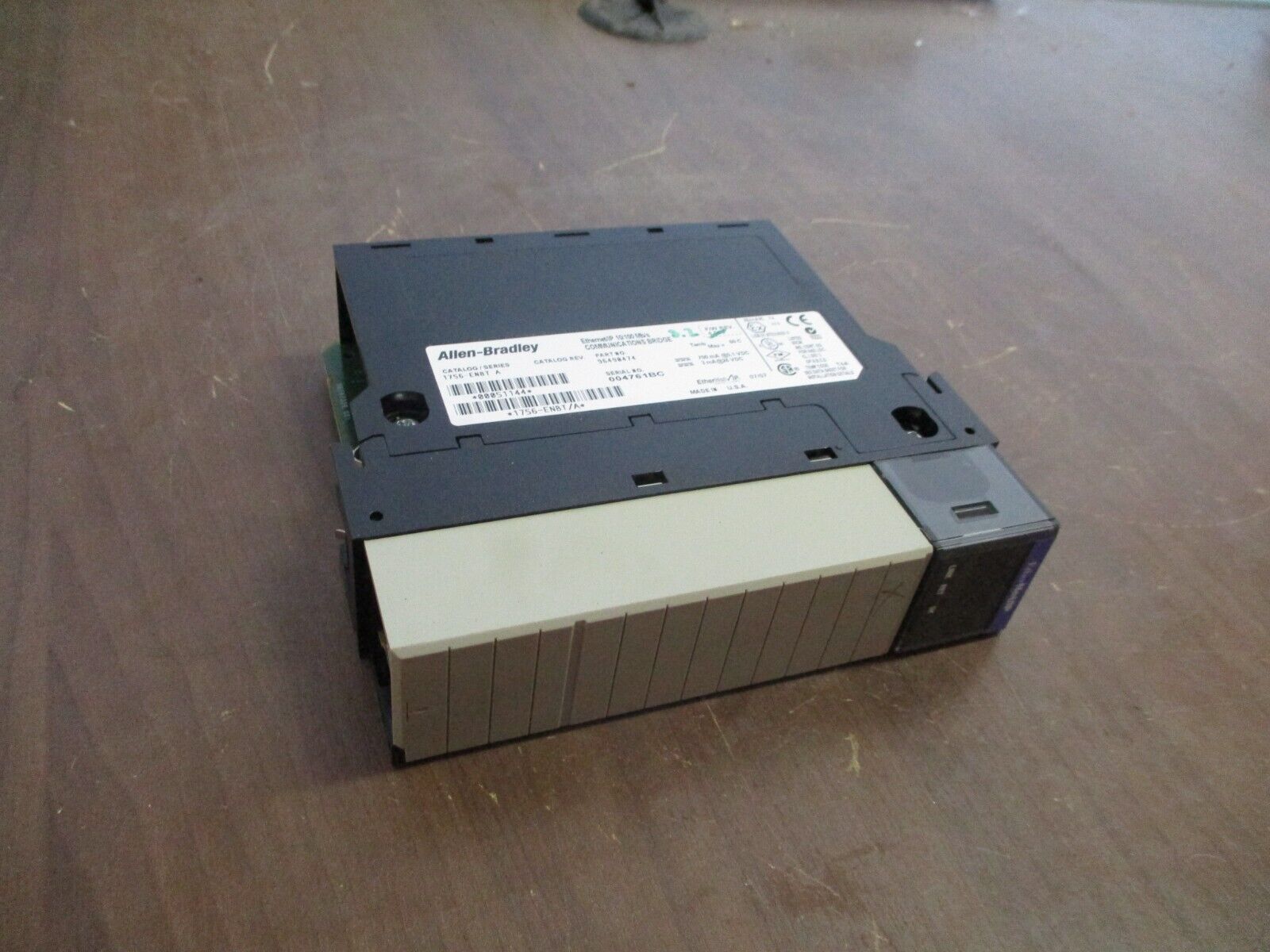 Allen-Bradley Ethernet/IP Comm. Bridge Module 1756-ENBT Ser. A 10/100Mb/s Used