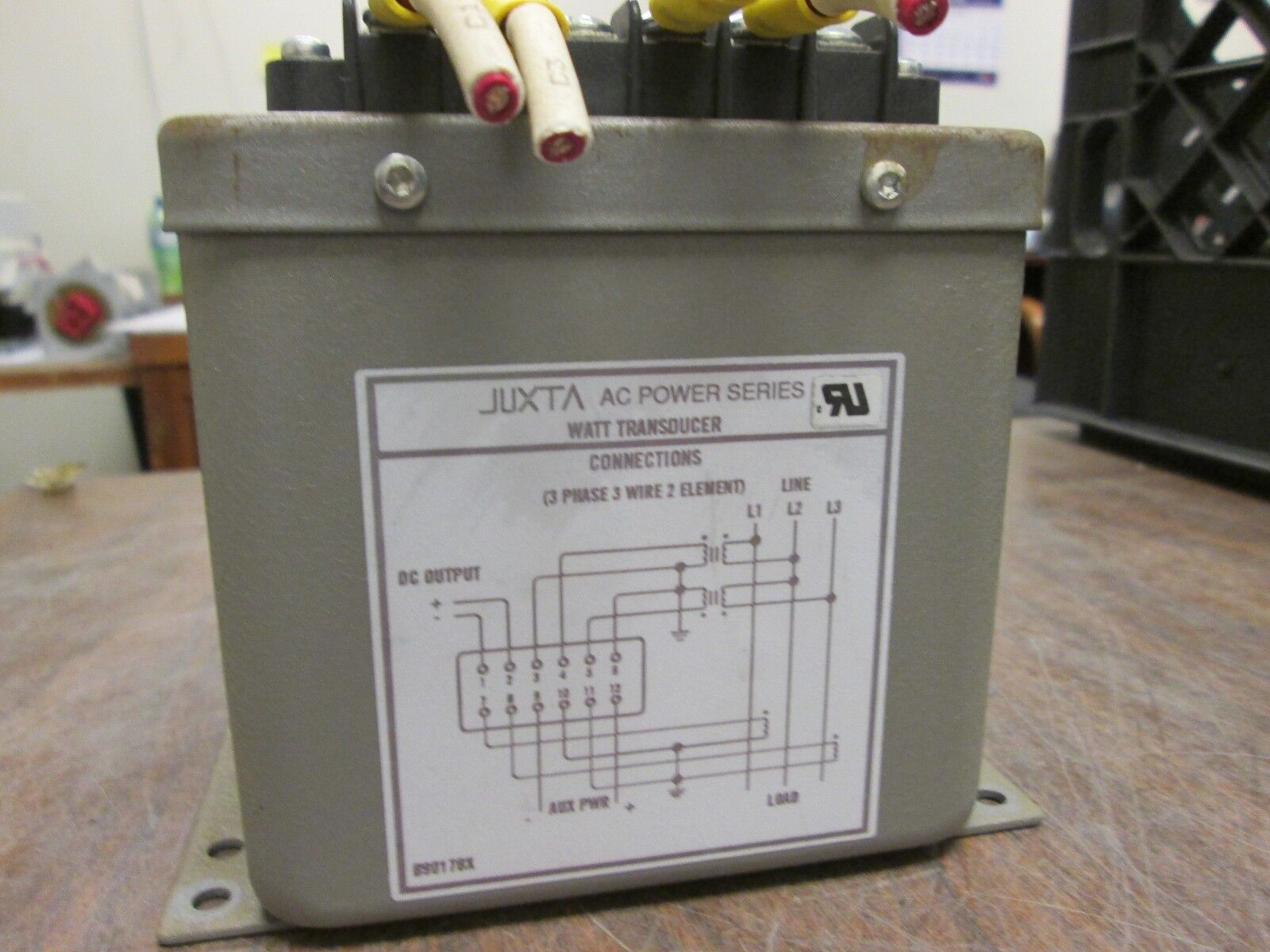 Yokogawa Juxta Transducer AH96SM0067 Input: 120V 5A 60Hz Output: 0-1MA DC Used