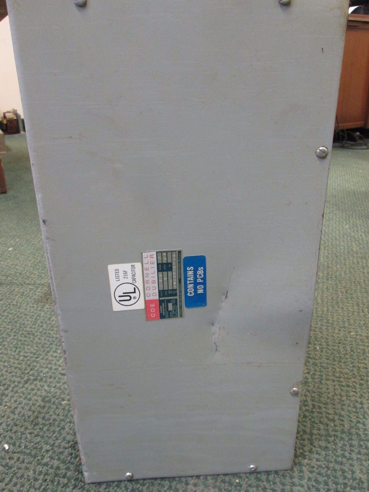 Cornell Dubilier Capacitor IMS3014D33 14 KVAR 240V 60Hz 3Ph Used
