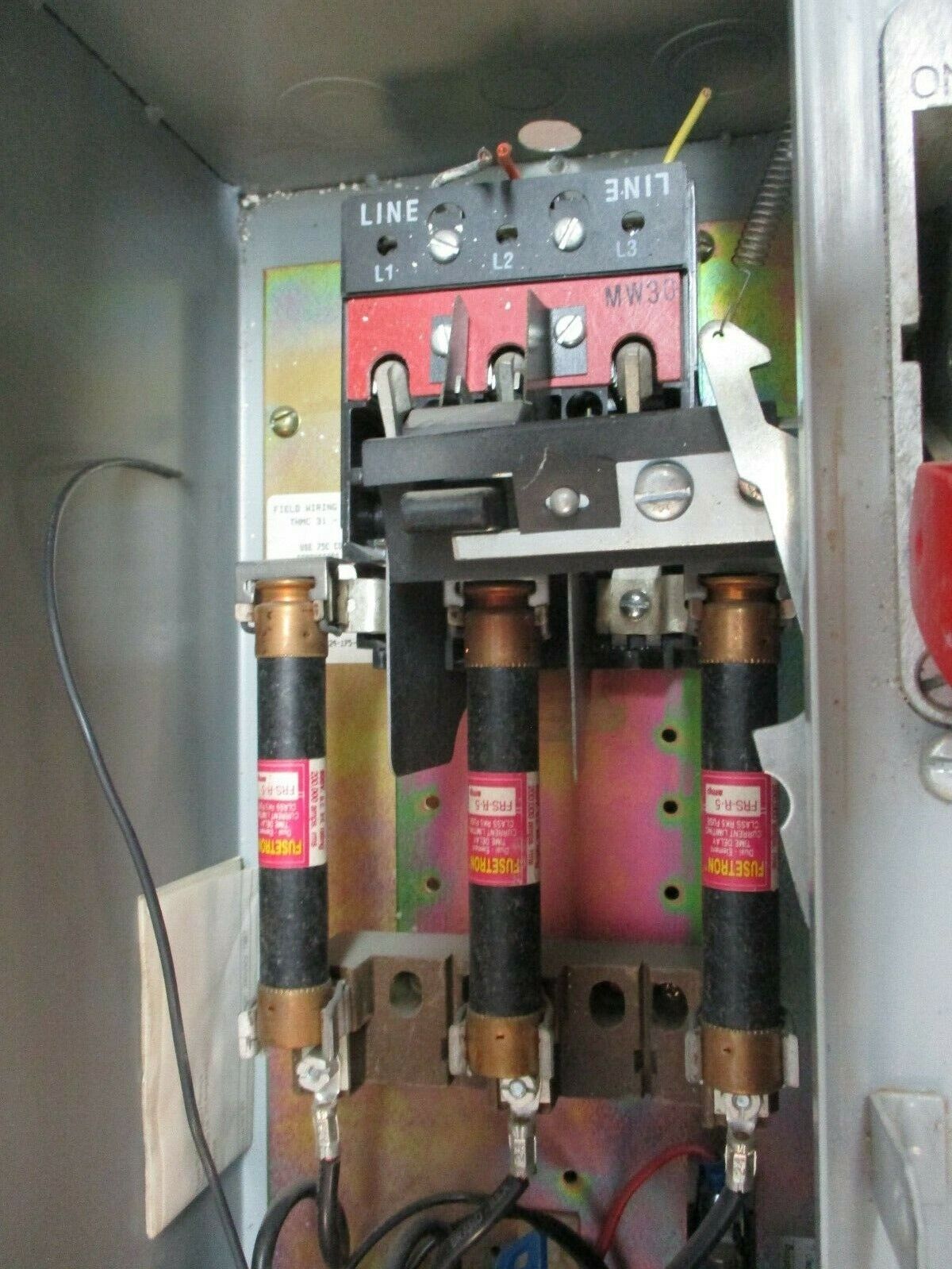 Siemens Fusible Combination 3TB44 120V Coil Trip: 2.5-4A Used