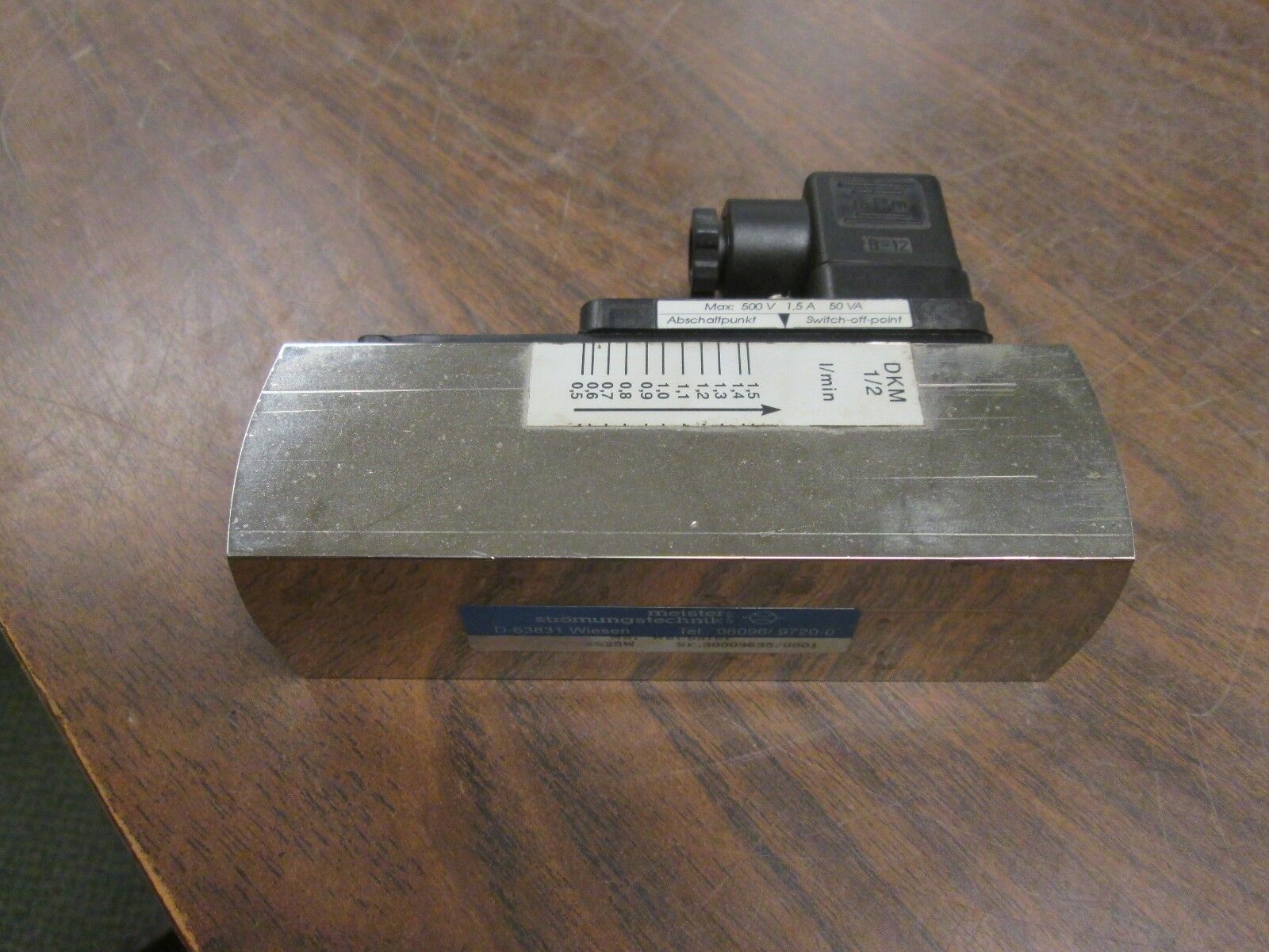 Meister Flow Monitor D-63831 Used