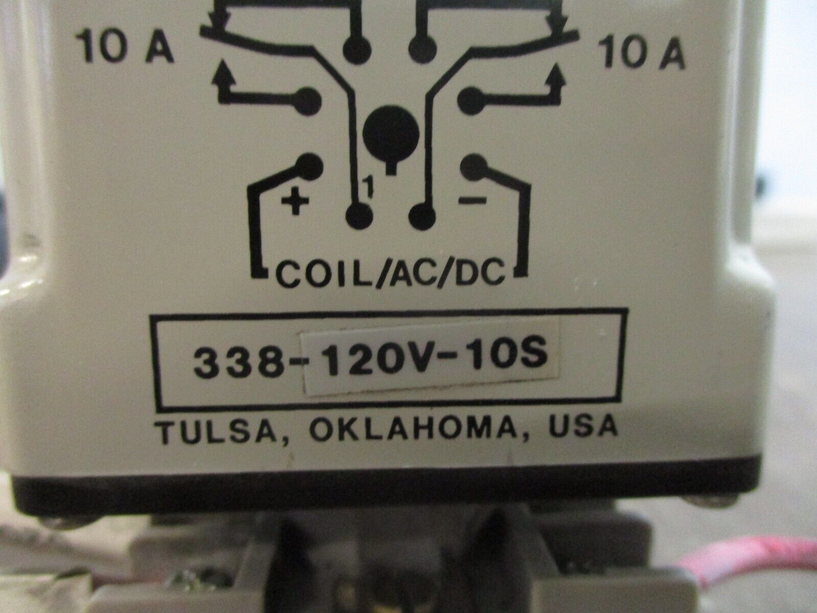 Time Mark Signaline Recycle Timer Relay 338-120V-10S w/ Base Used