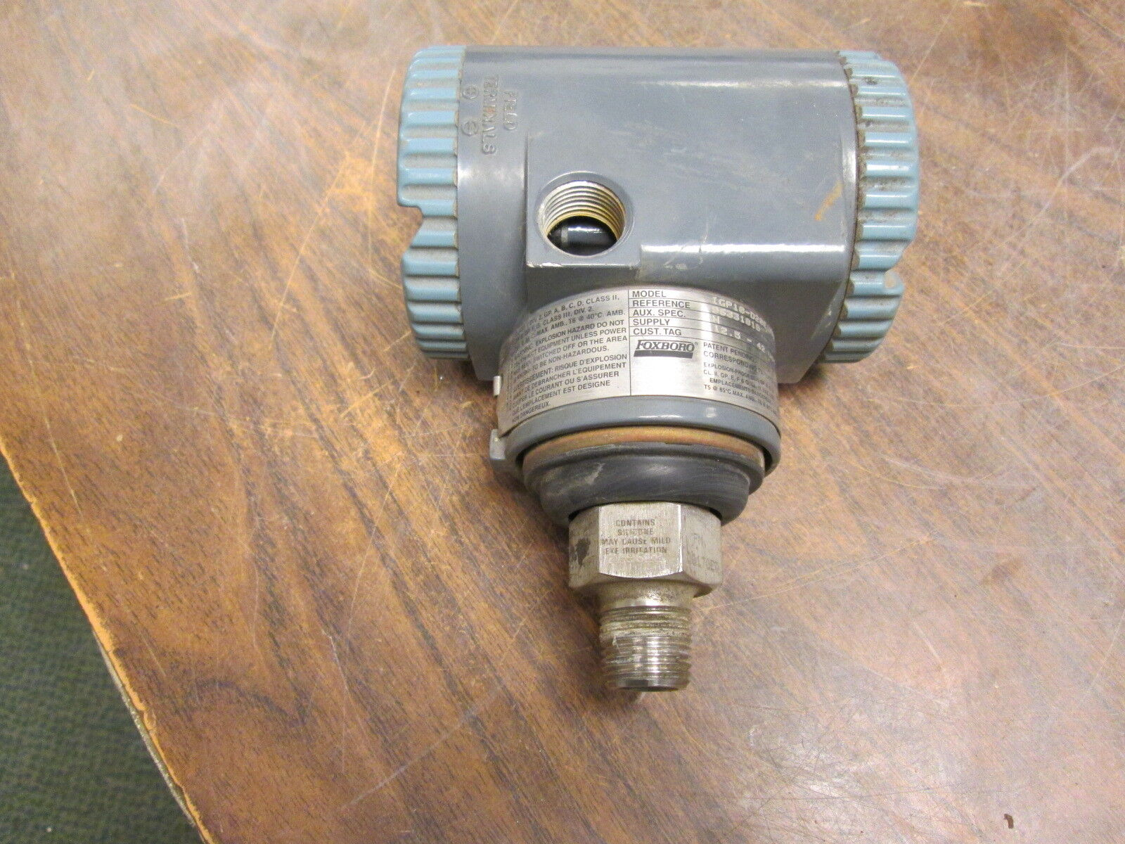 Foxboro Pressure Transmitter 1GP10-D20E1F-A Supply: 12.5-42VDC 3000PSI Used