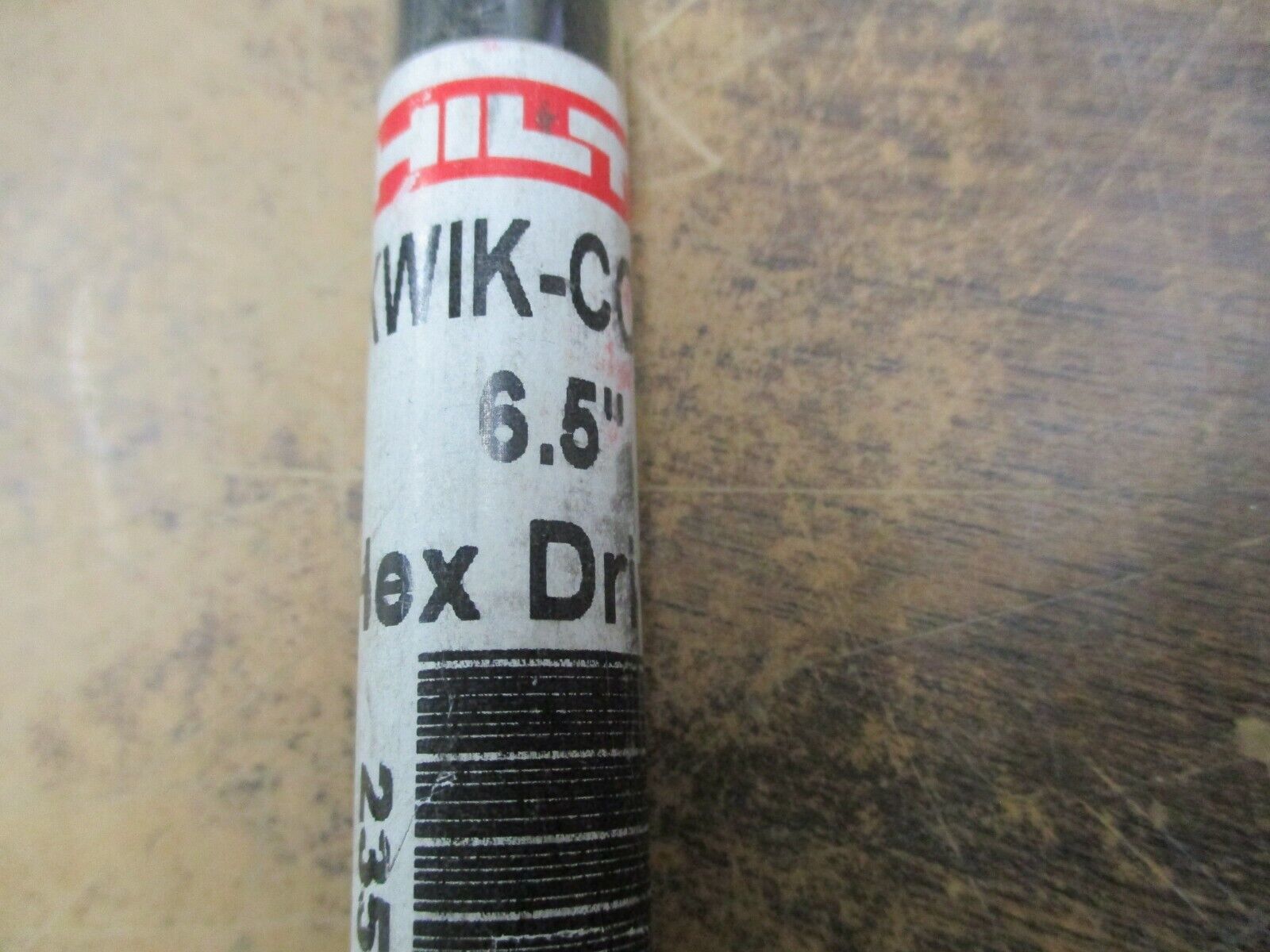 Hilti Kwik-Con II Hex Driver 235098 6.5" New Surplus