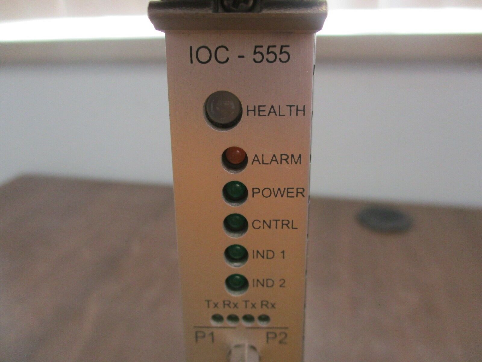 Compressor Controls Corp.  IOC-555 Simplex I/O Card  17-550555-001  Rev. F  Used