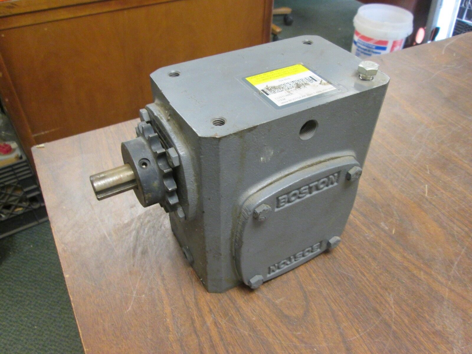 Boston Gear Reducer 72420G Ratio 20:1 1.77 HP IN 1069 LB-IN Torque Out